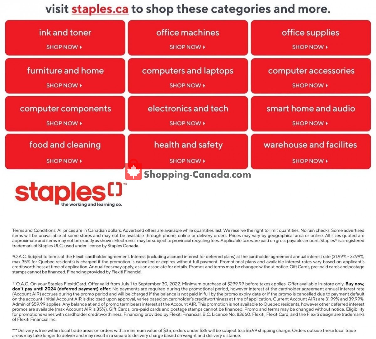 Staples flyer from Wednesday August 3, 2022 to Tuesday August 9, 2022 - page 14