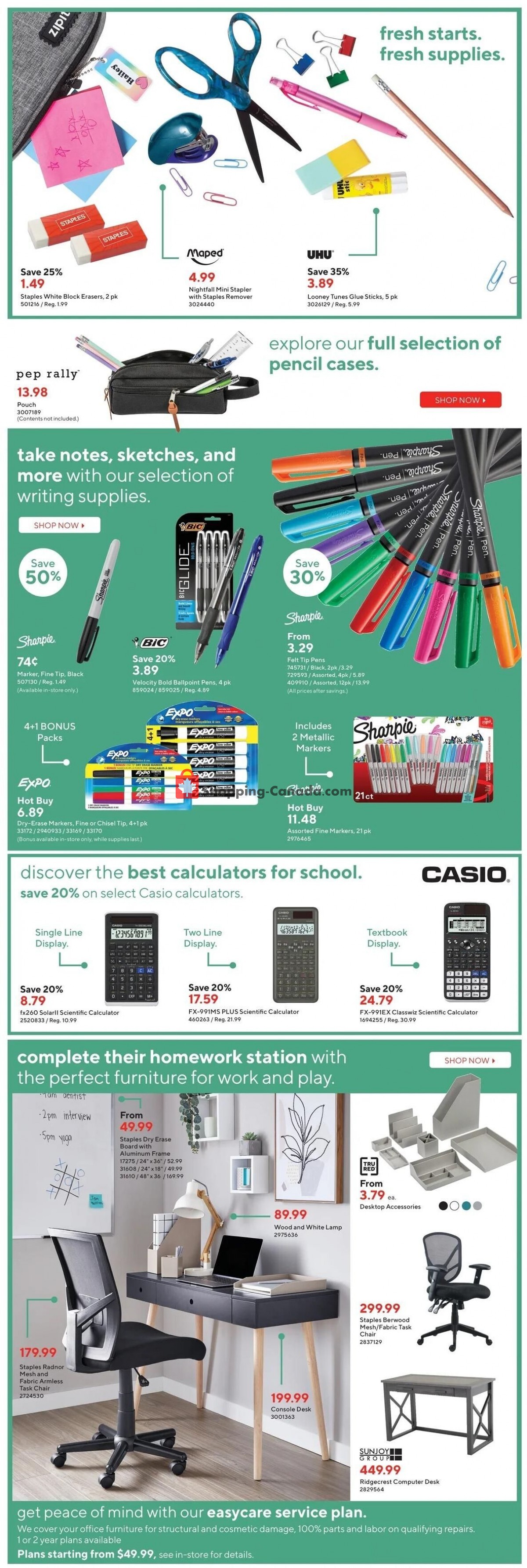 Staples flyer from Wednesday August 3, 2022 to Tuesday August 9, 2022 - page 3