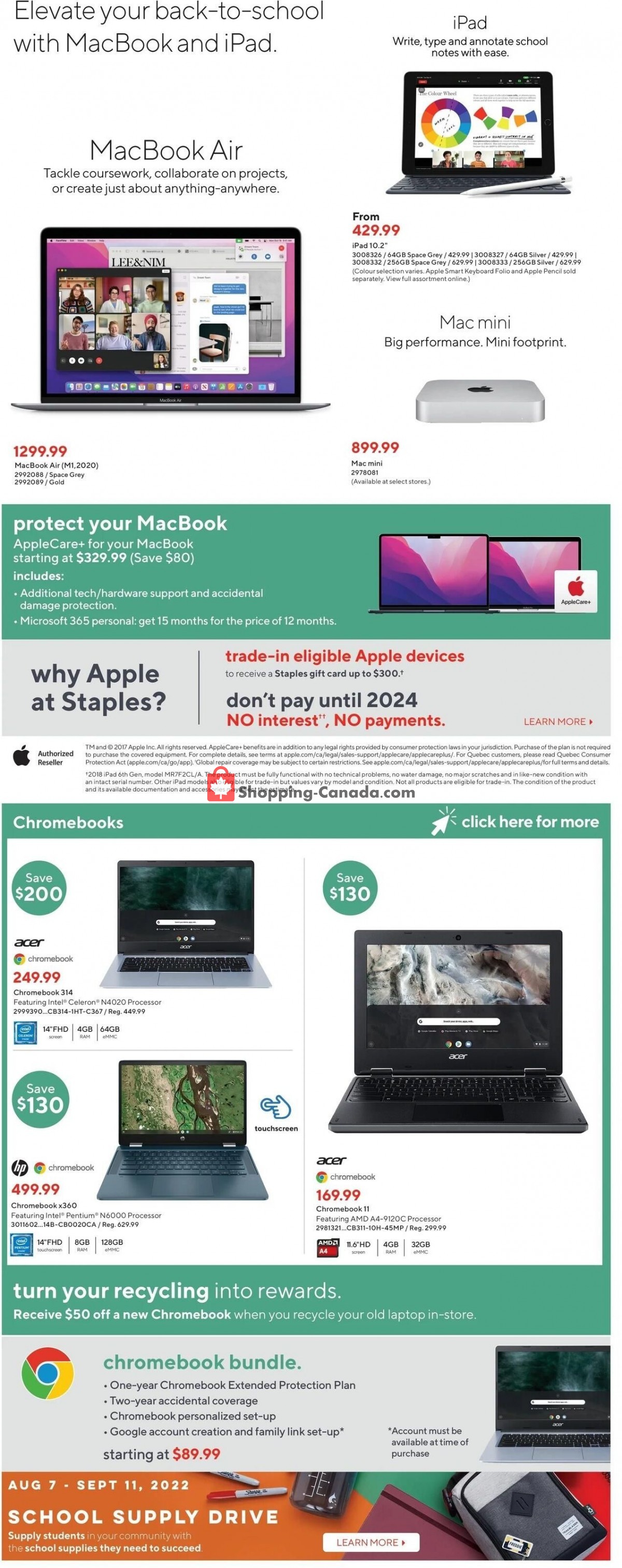 Staples flyer from Wednesday August 3, 2022 to Tuesday August 9, 2022 - page 6