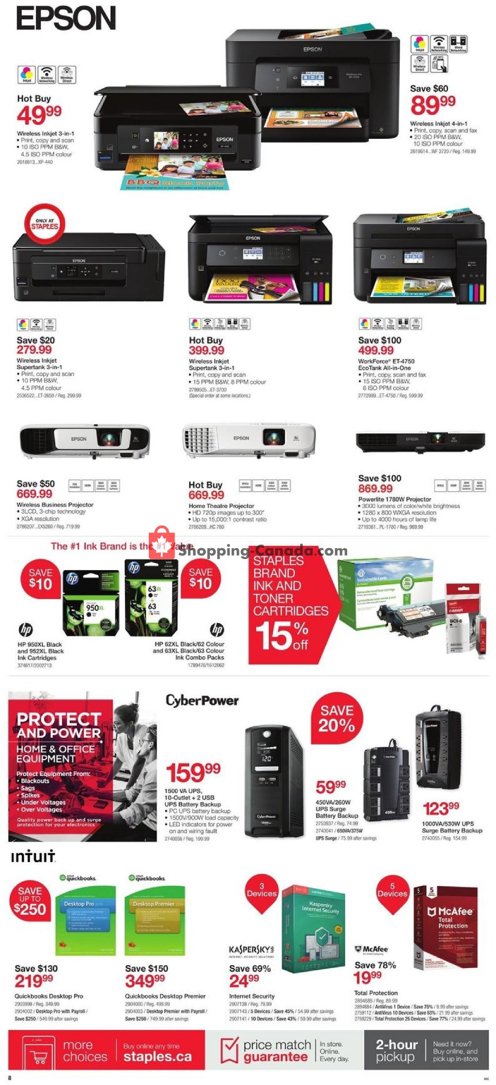 Staples flyer from Wednesday October 10, 2018 to Tuesday October 23, 2018 - page 8