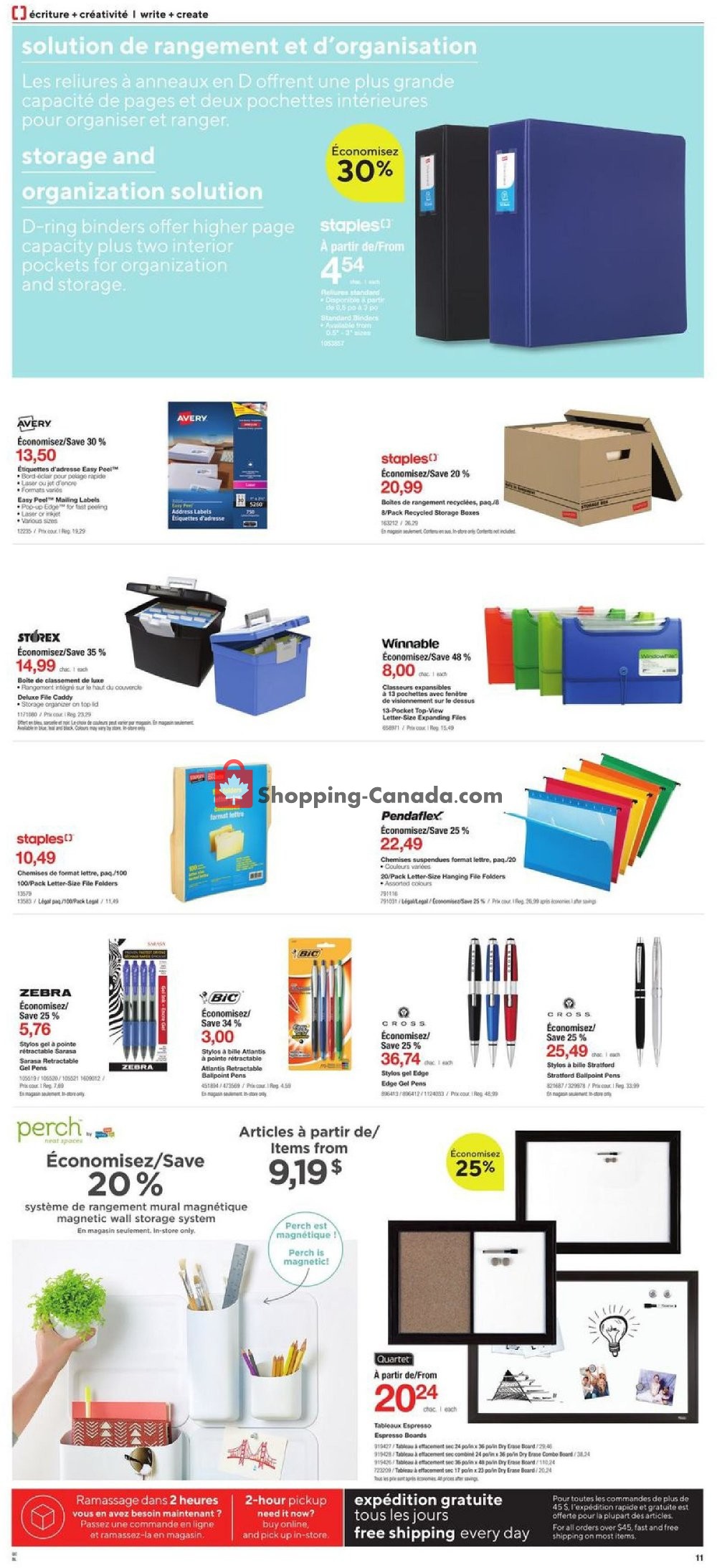 Staples flyer from Wednesday April 17, 2019 to Tuesday April 23, 2019 - page 11