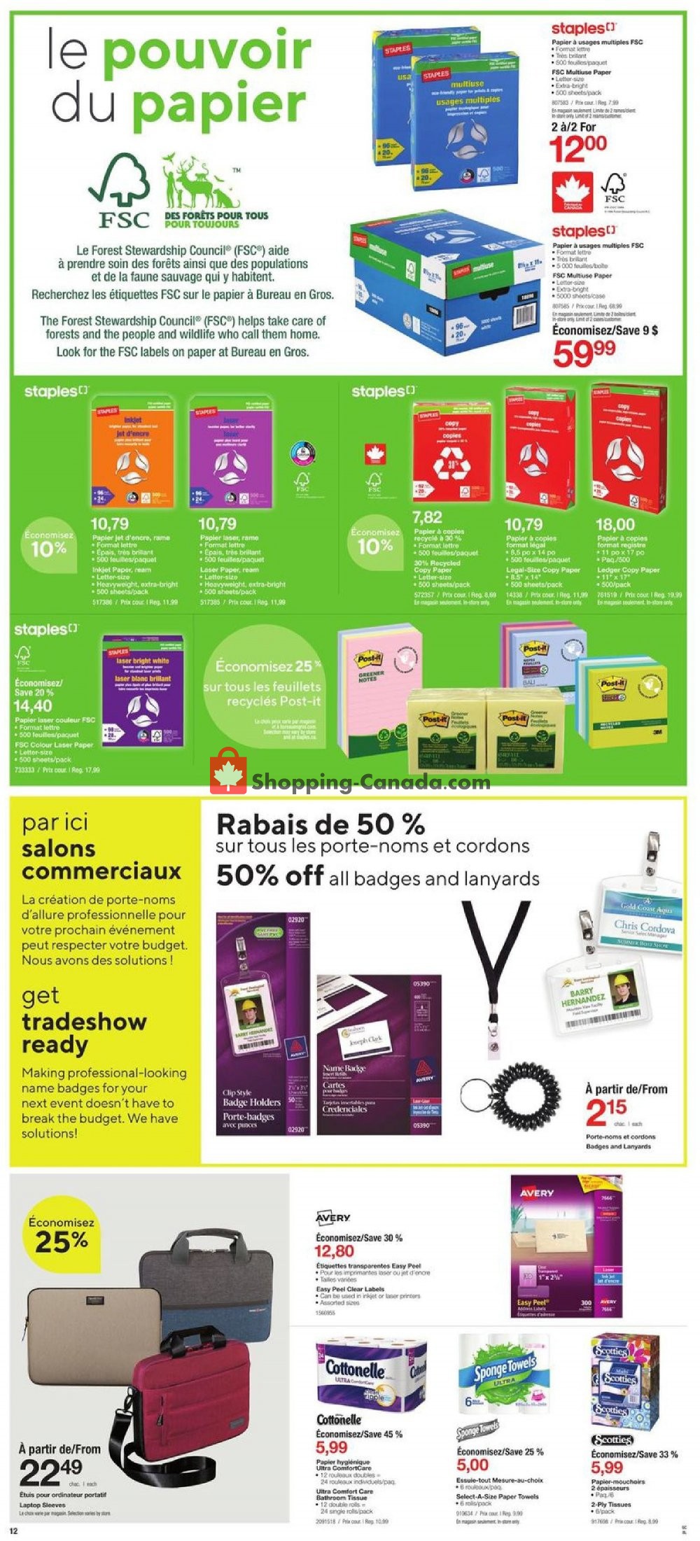 Staples flyer from Wednesday April 17, 2019 to Tuesday April 23, 2019 - page 12
