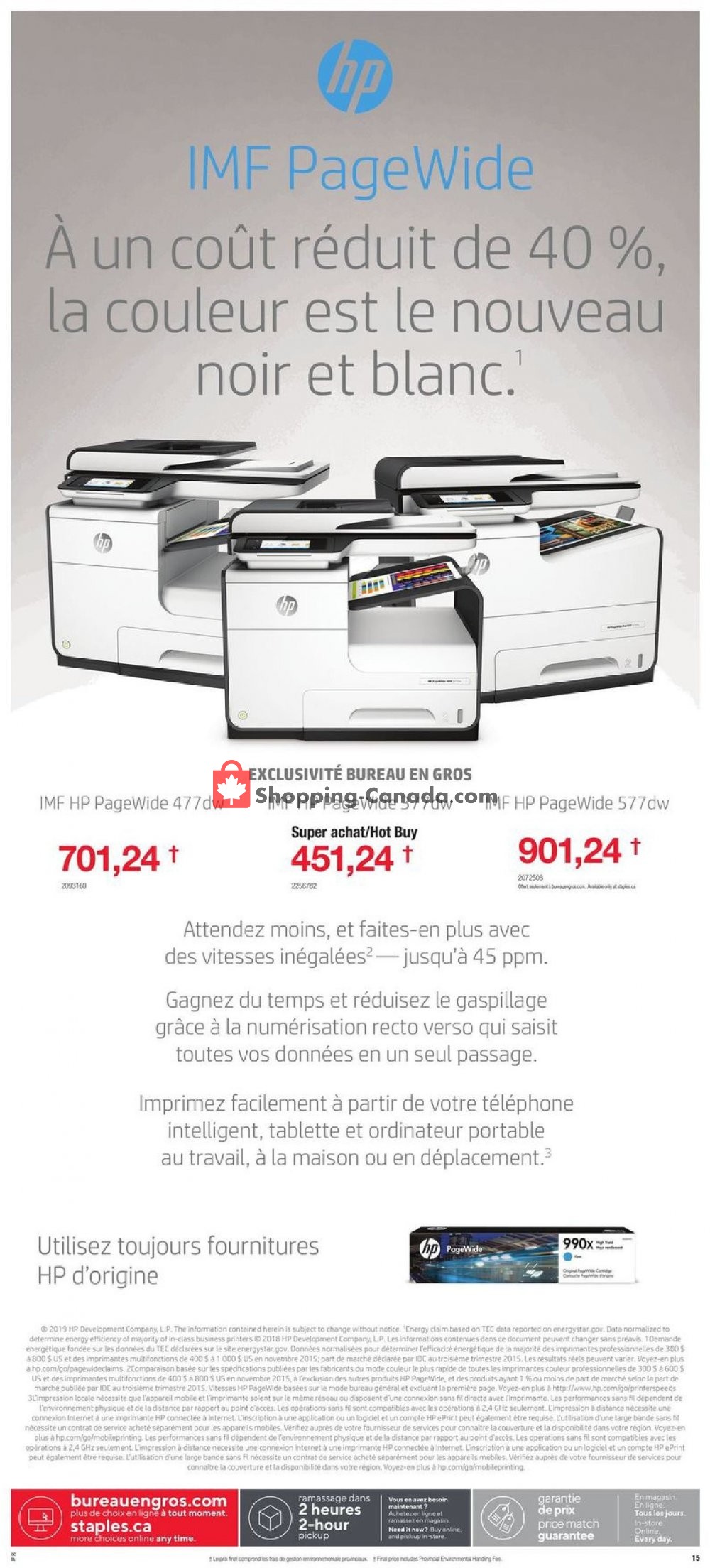 Staples flyer from Wednesday April 17, 2019 to Tuesday April 23, 2019 - page 15