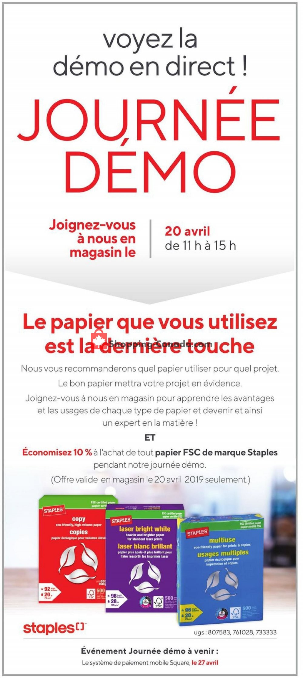 Staples flyer from Wednesday April 17, 2019 to Tuesday April 23, 2019 - page 18