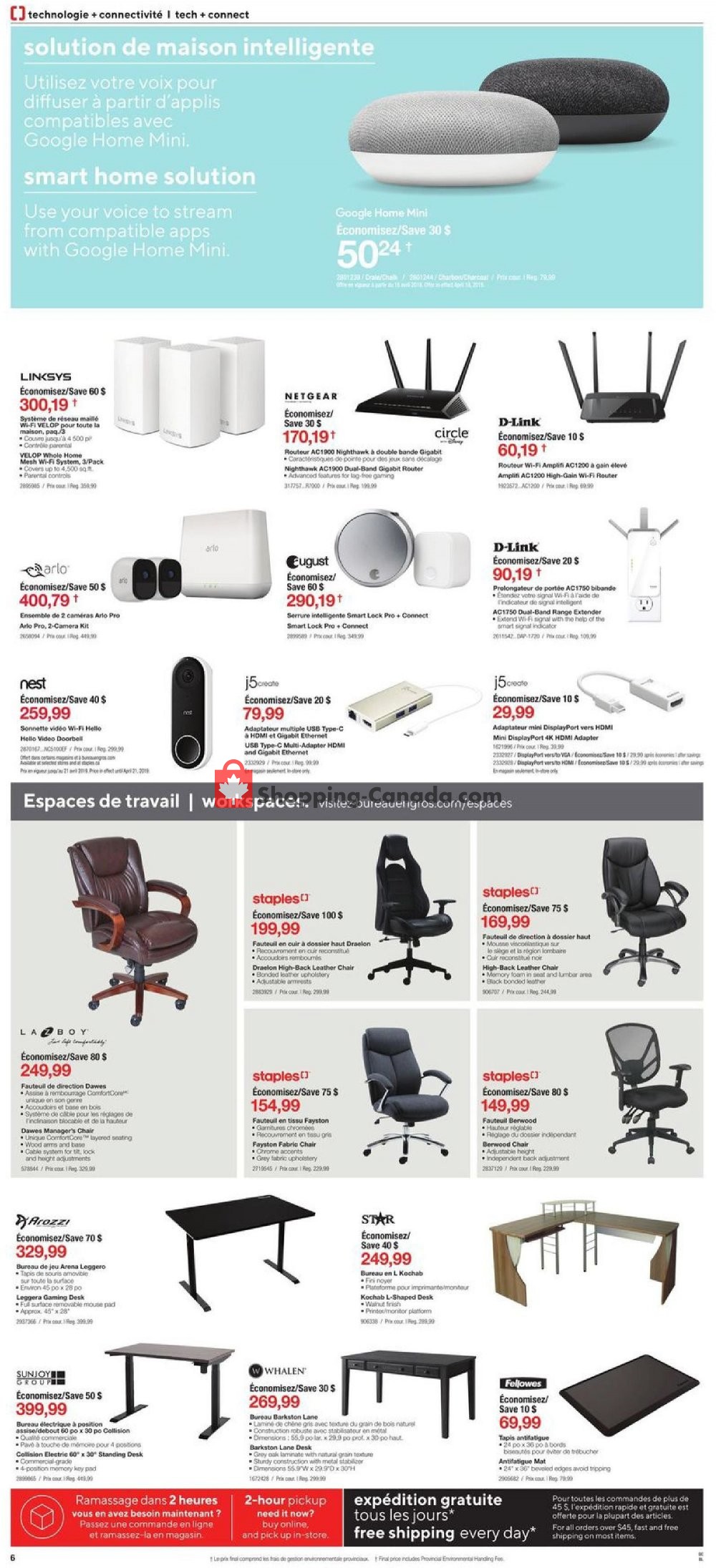 Staples flyer from Wednesday April 17, 2019 to Tuesday April 23, 2019 - page 6