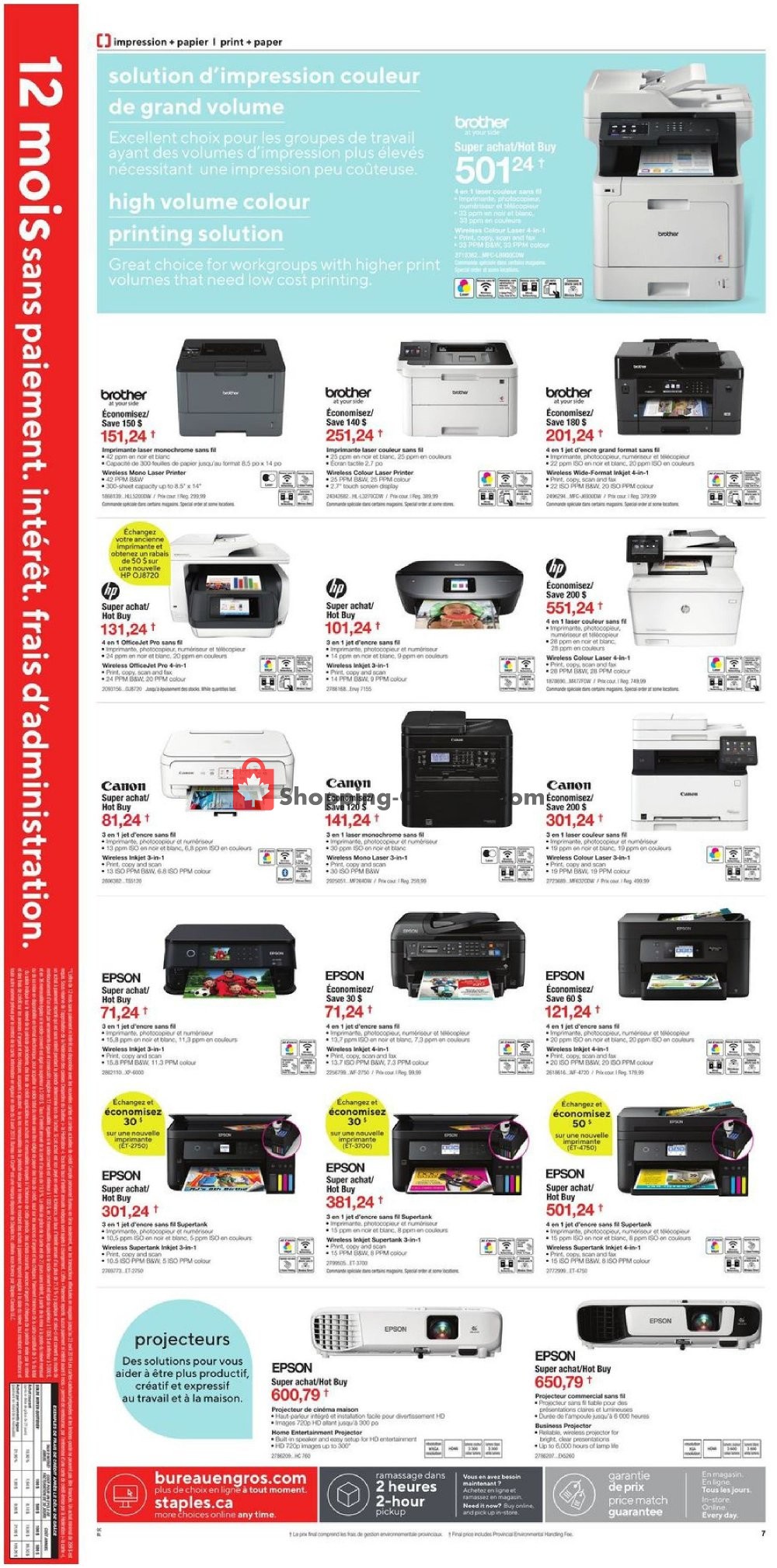 Staples flyer from Wednesday April 17, 2019 to Tuesday April 23, 2019 - page 7