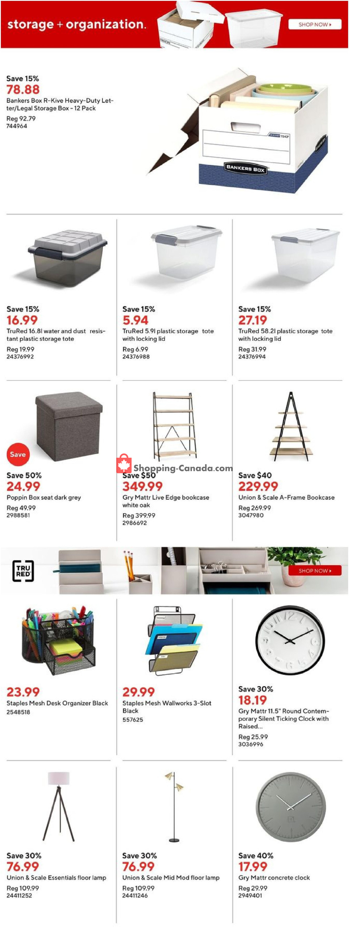 Staples flyer from Wednesday March 6, 2024 to Tuesday March 12, 2024 - page 23