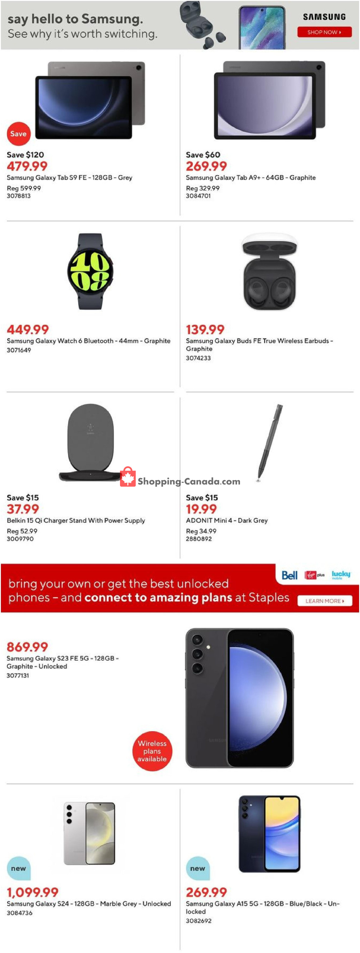 Staples flyer from Wednesday March 6, 2024 to Tuesday March 12, 2024 - page 11