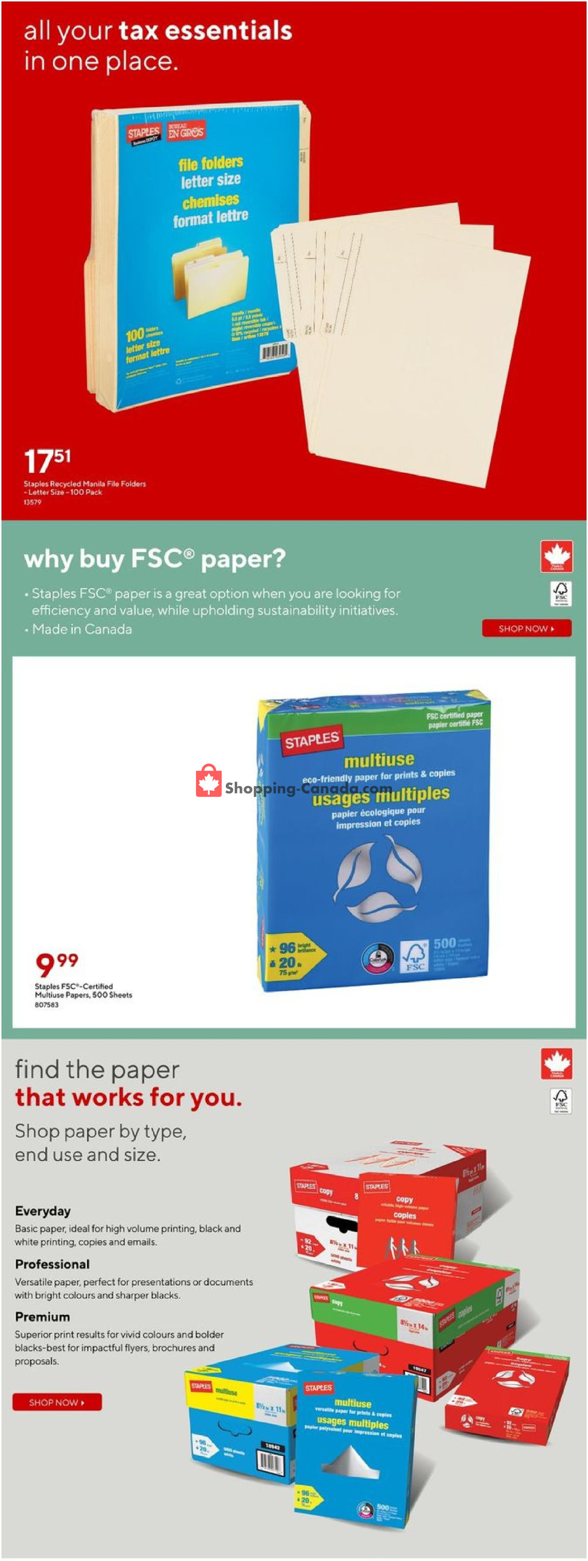 Staples flyer from Wednesday March 6, 2024 to Tuesday March 12, 2024 - page 20