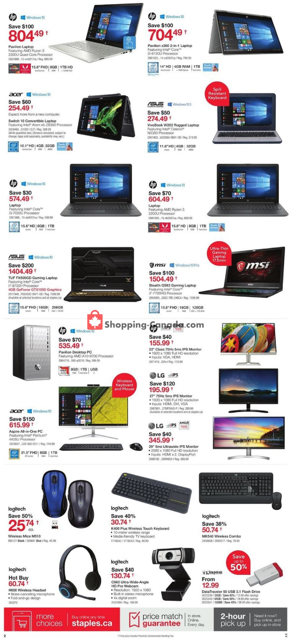 Staples flyer from Wednesday January 2, 2019 to Tuesday January 8, 2019 - page 4