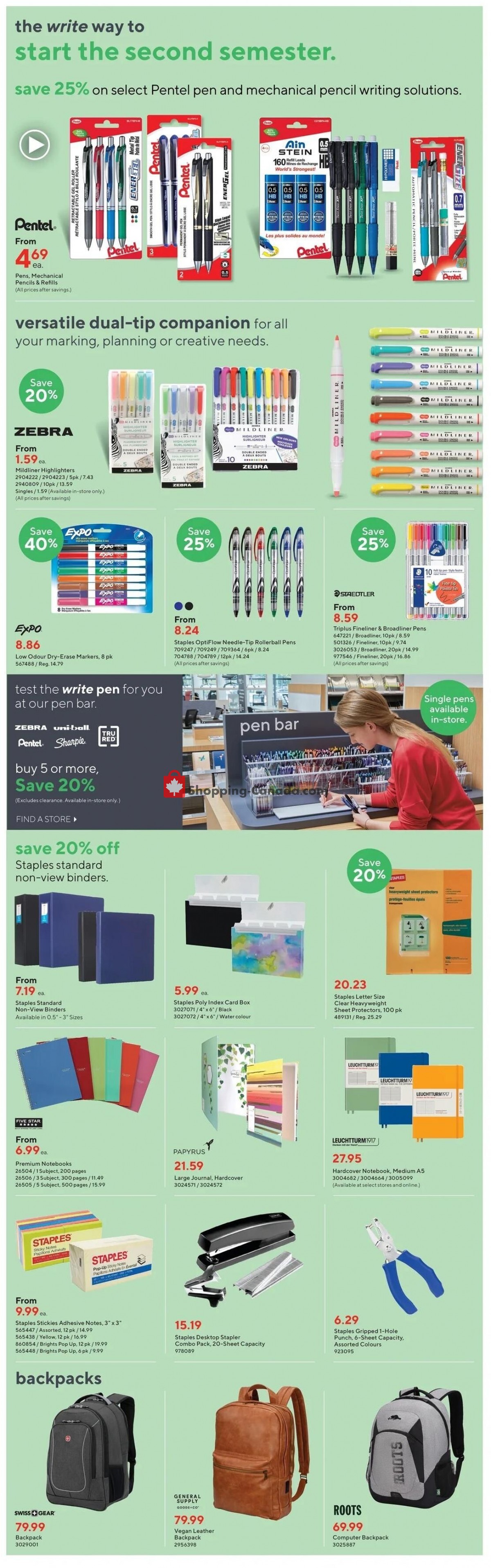 Staples flyer from Wednesday January 25, 2023 to Tuesday January 31, 2023 - page 11