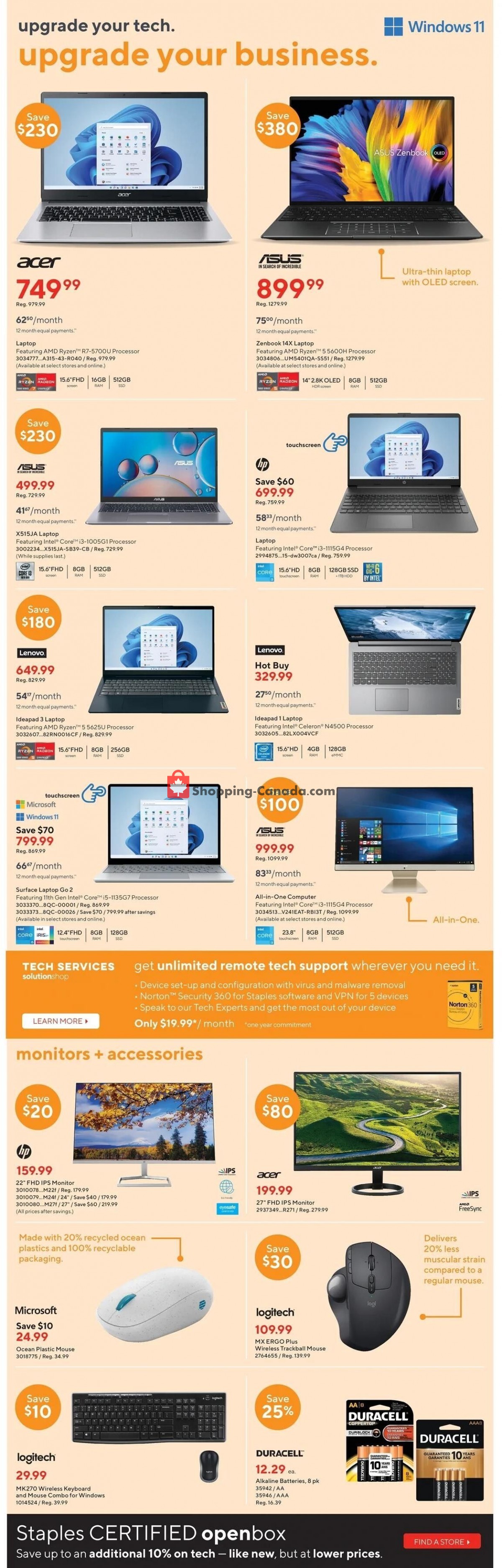 Staples flyer from Wednesday January 25, 2023 to Tuesday January 31, 2023 - page 2