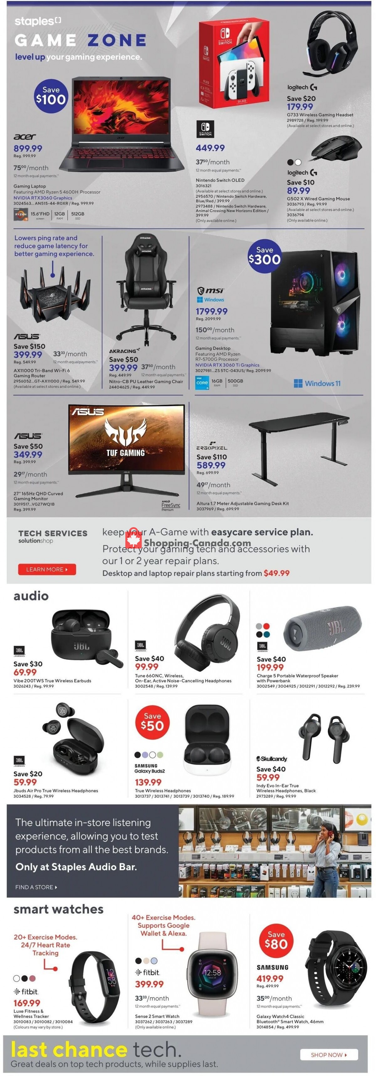Staples flyer from Wednesday January 25, 2023 to Tuesday January 31, 2023 - page 7
