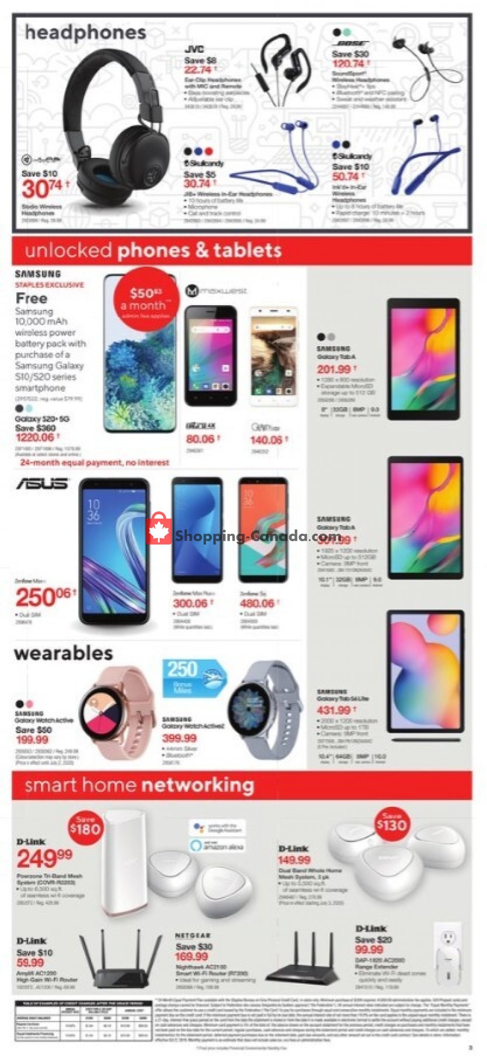 Staples flyer from Wednesday July 1, 2020 to Tuesday July 7, 2020 - page 3