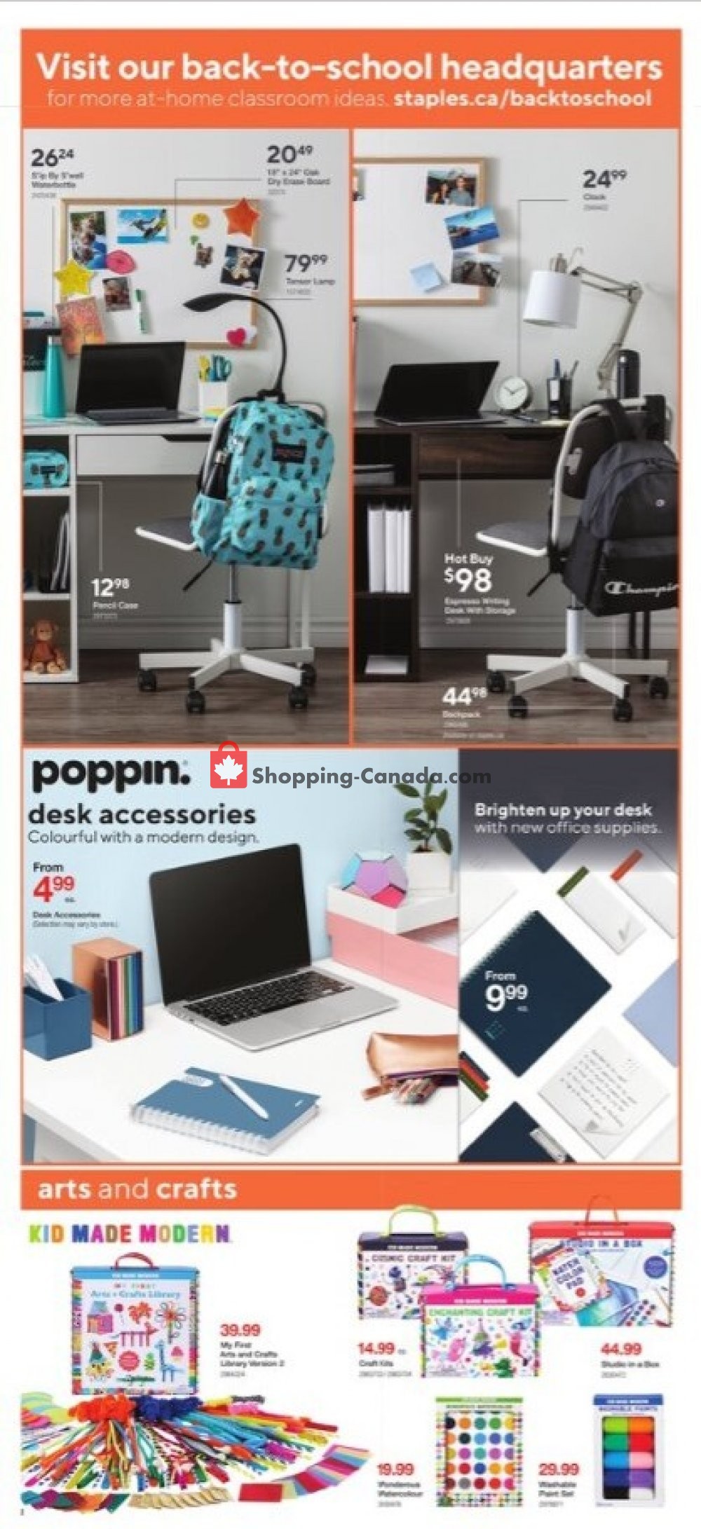 Staples flyer from Wednesday July 29, 2020 to Tuesday August 4, 2020 - page 2