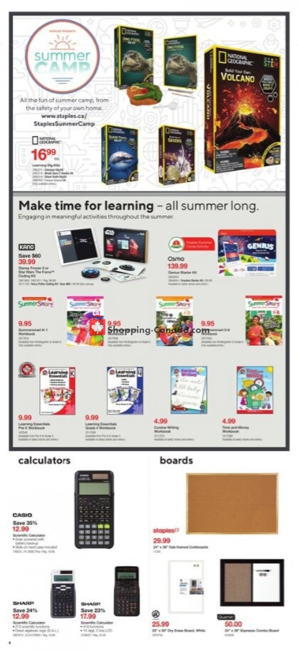 Staples flyer from Wednesday July 29, 2020 to Tuesday August 4, 2020 - page 8