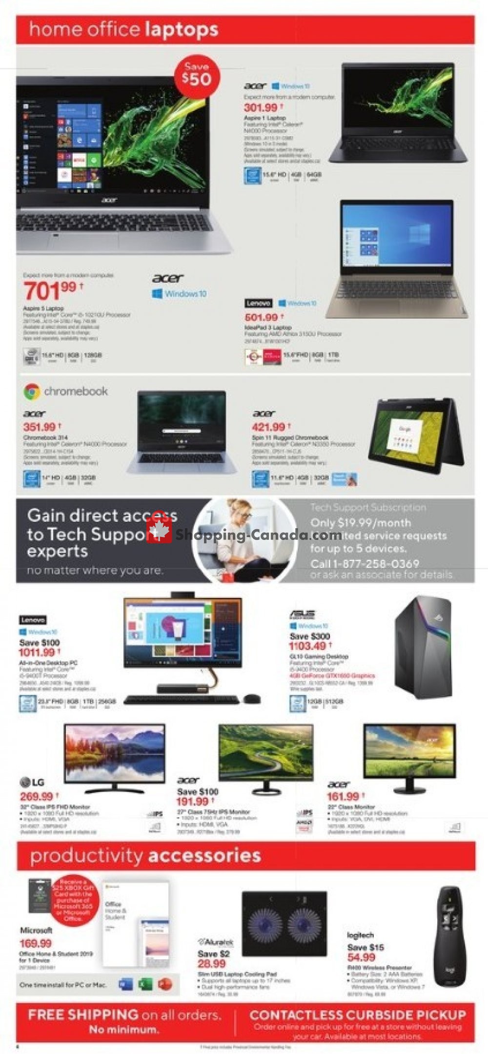 Staples flyer from Wednesday June 3, 2020 to Tuesday June 9, 2020 - page 4
