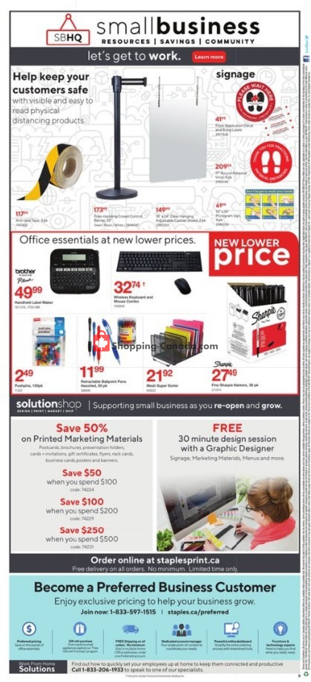Staples flyer from Wednesday June 3, 2020 to Tuesday June 9, 2020 - page 9