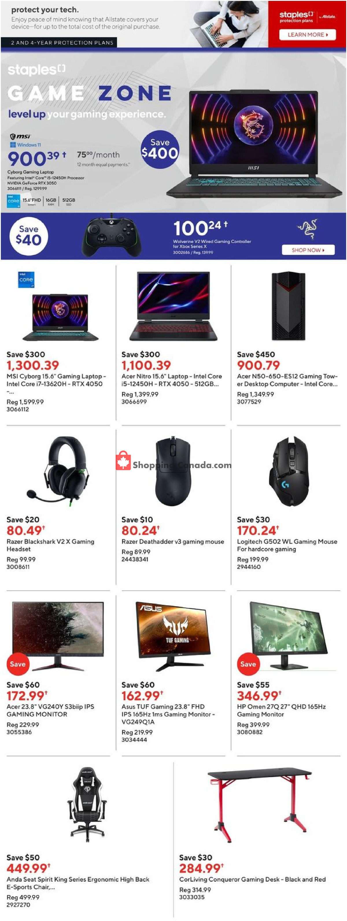 Staples flyer from Wednesday March 6, 2024 to Tuesday March 12, 2024 - page 12