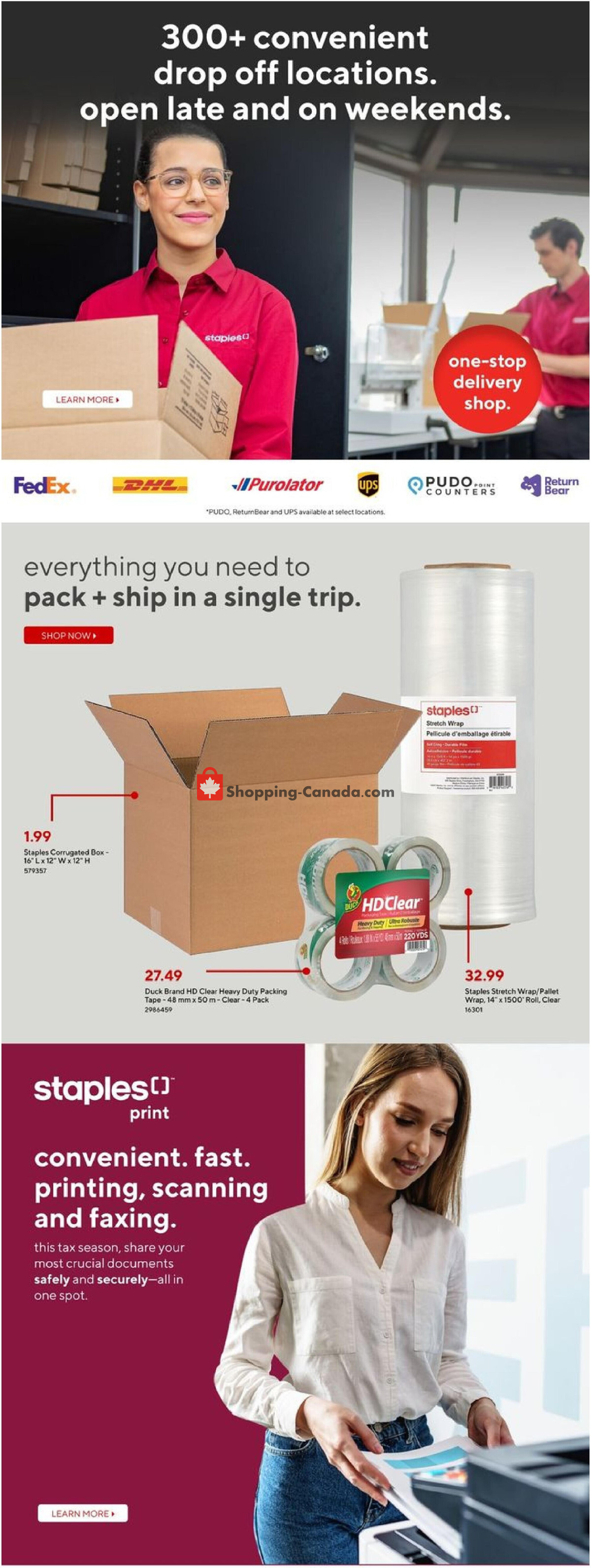 Staples flyer from Wednesday March 6, 2024 to Tuesday March 12, 2024 - page 13