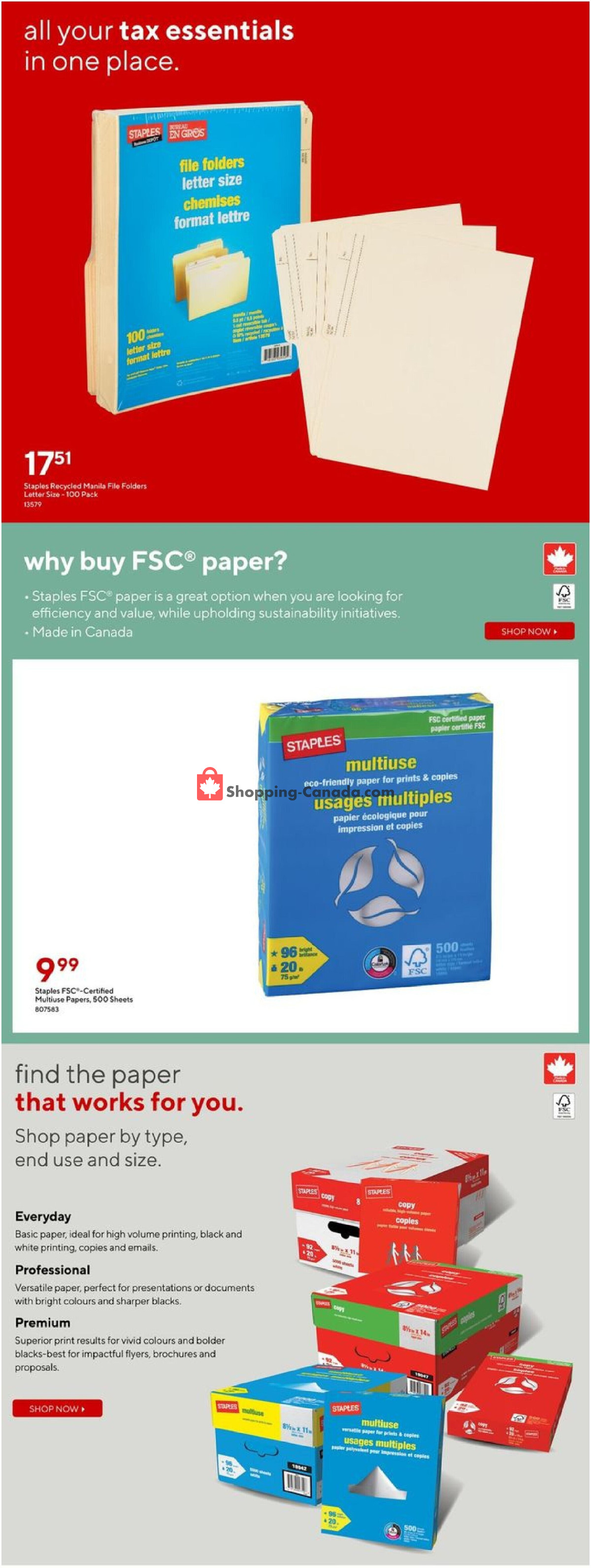 Staples flyer from Wednesday March 6, 2024 to Tuesday March 12, 2024 - page 19