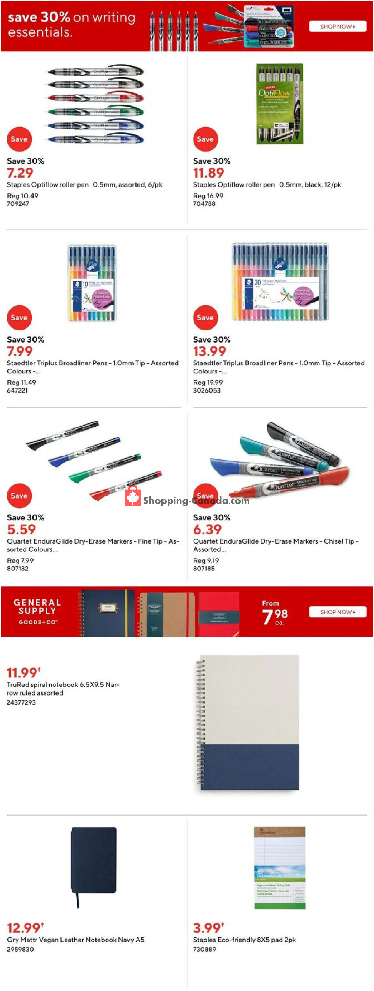 Staples flyer from Wednesday March 6, 2024 to Tuesday March 12, 2024 - page 22