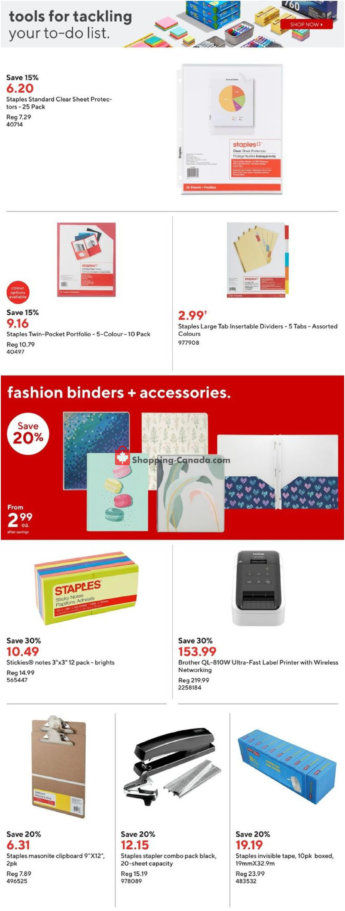 Staples flyer from Wednesday March 6, 2024 to Tuesday March 12, 2024 - page 23