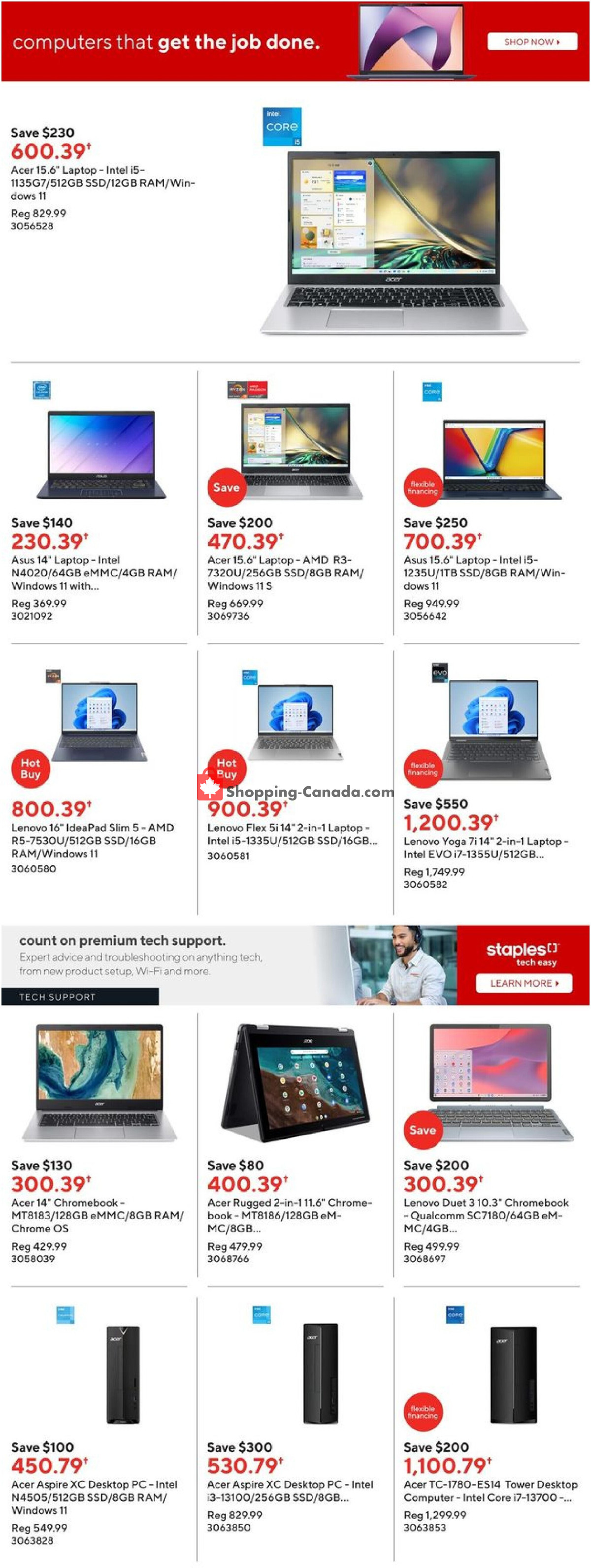 Staples flyer from Wednesday March 6, 2024 to Tuesday March 12, 2024 - page 7