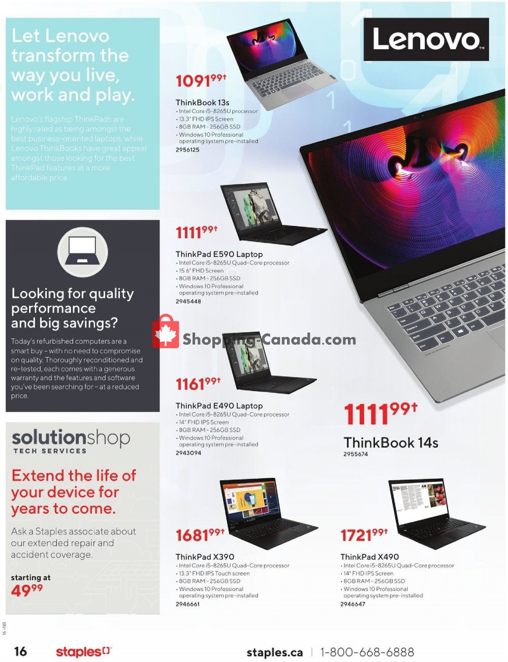 Staples flyer from Wednesday October 9, 2019 to Tuesday October 22, 2019 - page 16