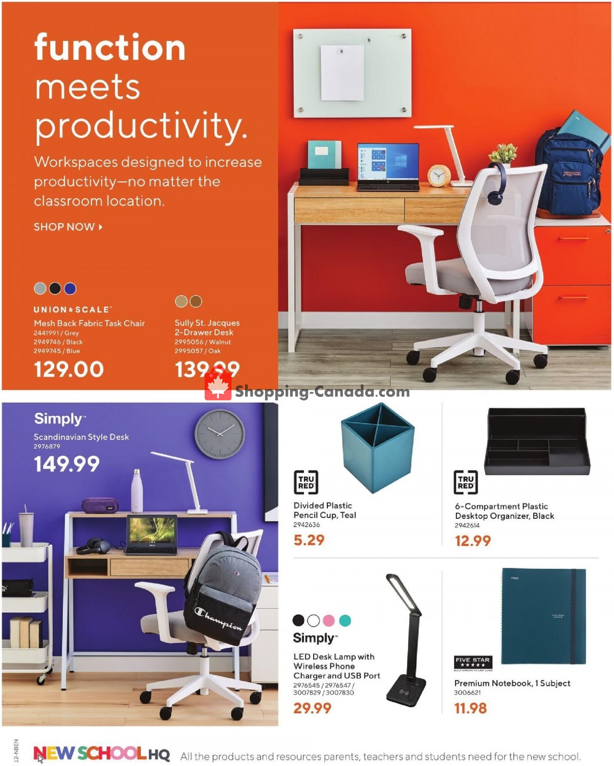 Staples flyer from Wednesday September 8, 2021 to Tuesday September 14, 2021 - page 12