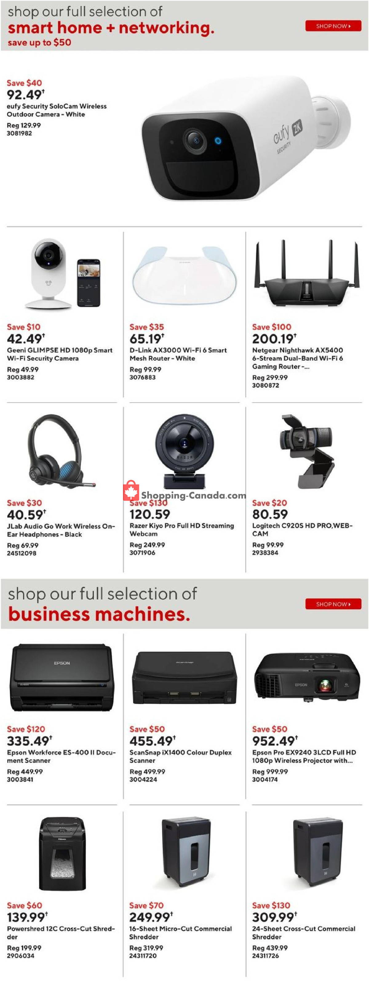 Staples flyer from Wednesday March 27, 2024 to Tuesday April 2, 2024 - page 14