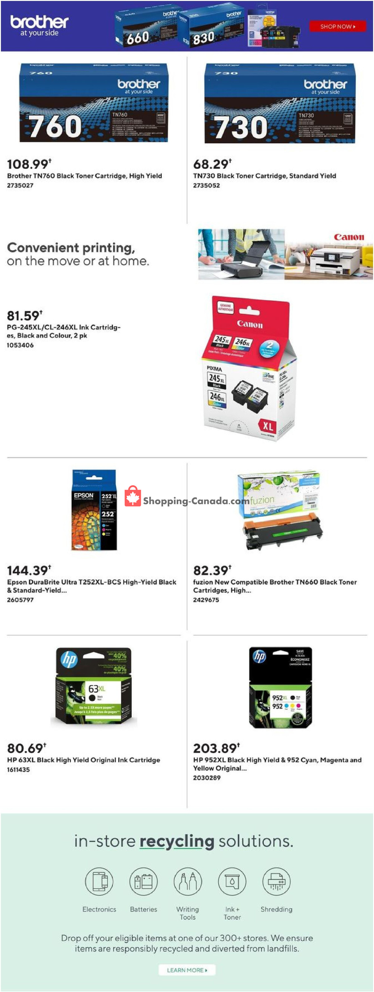 Staples flyer from Wednesday March 27, 2024 to Tuesday April 2, 2024 - page 17