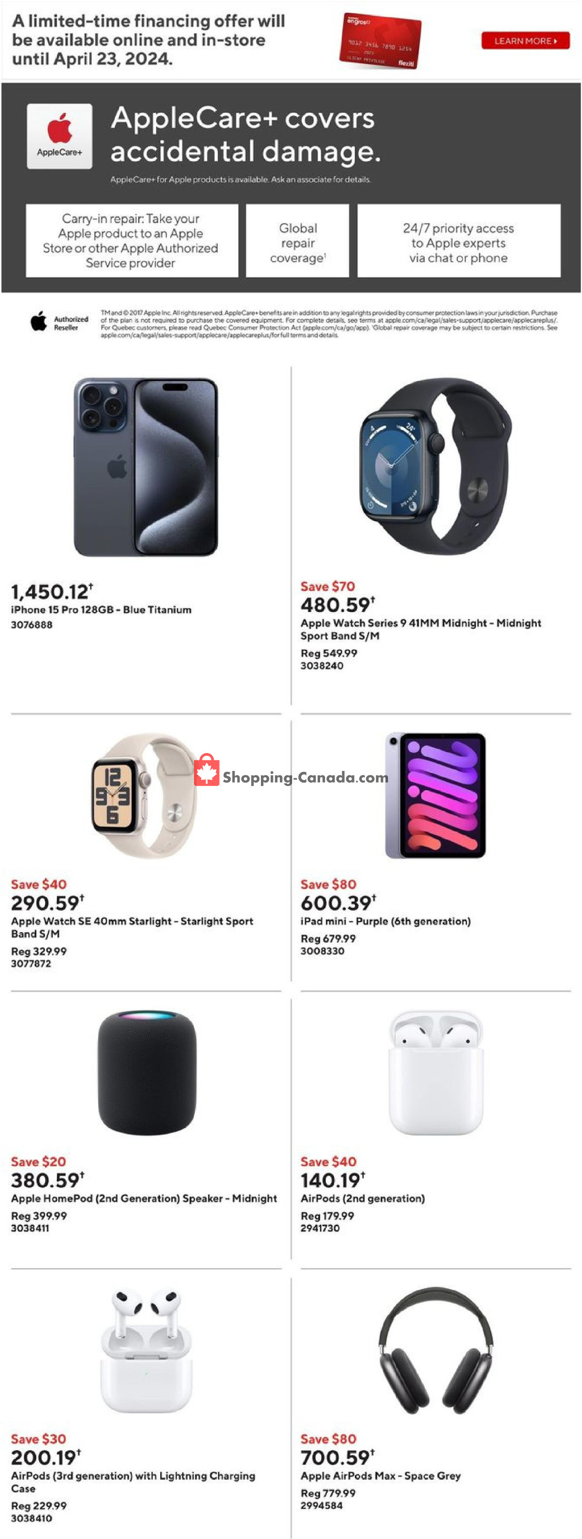 Staples flyer from Wednesday March 27, 2024 to Tuesday April 2, 2024 - page 2