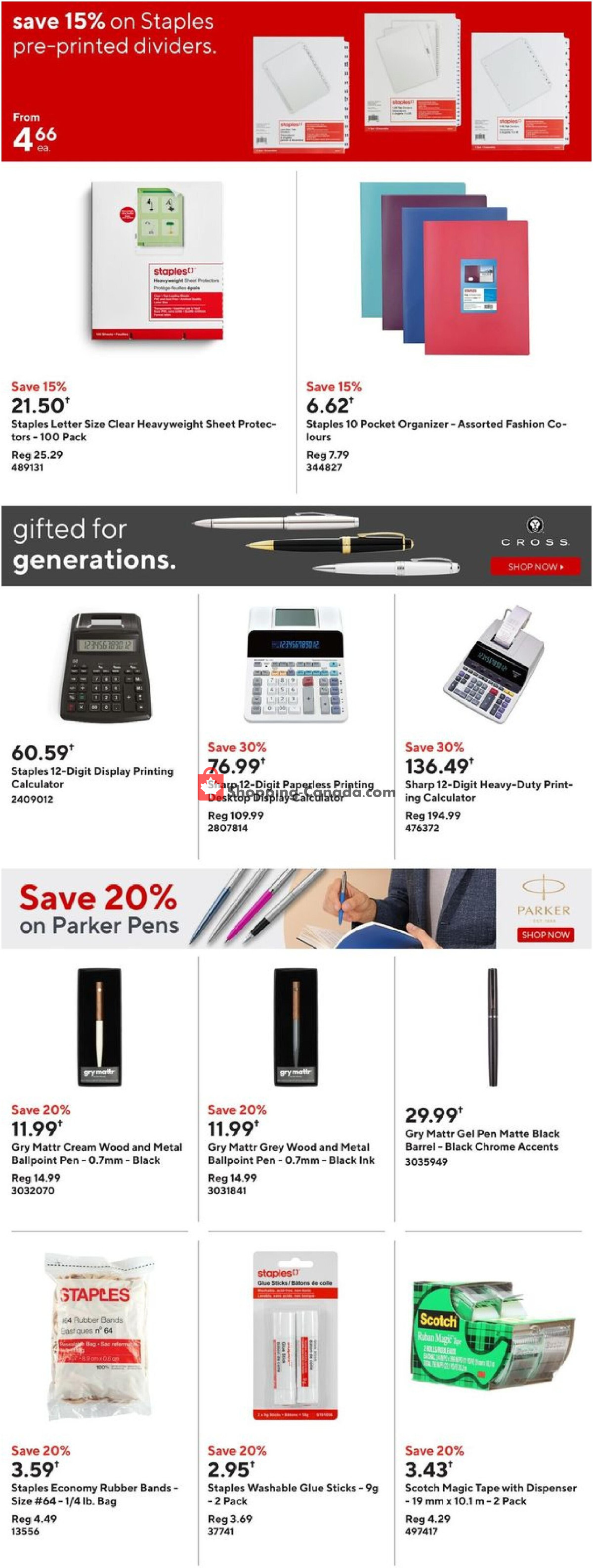 Staples flyer from Wednesday March 27, 2024 to Tuesday April 2, 2024 - page 21