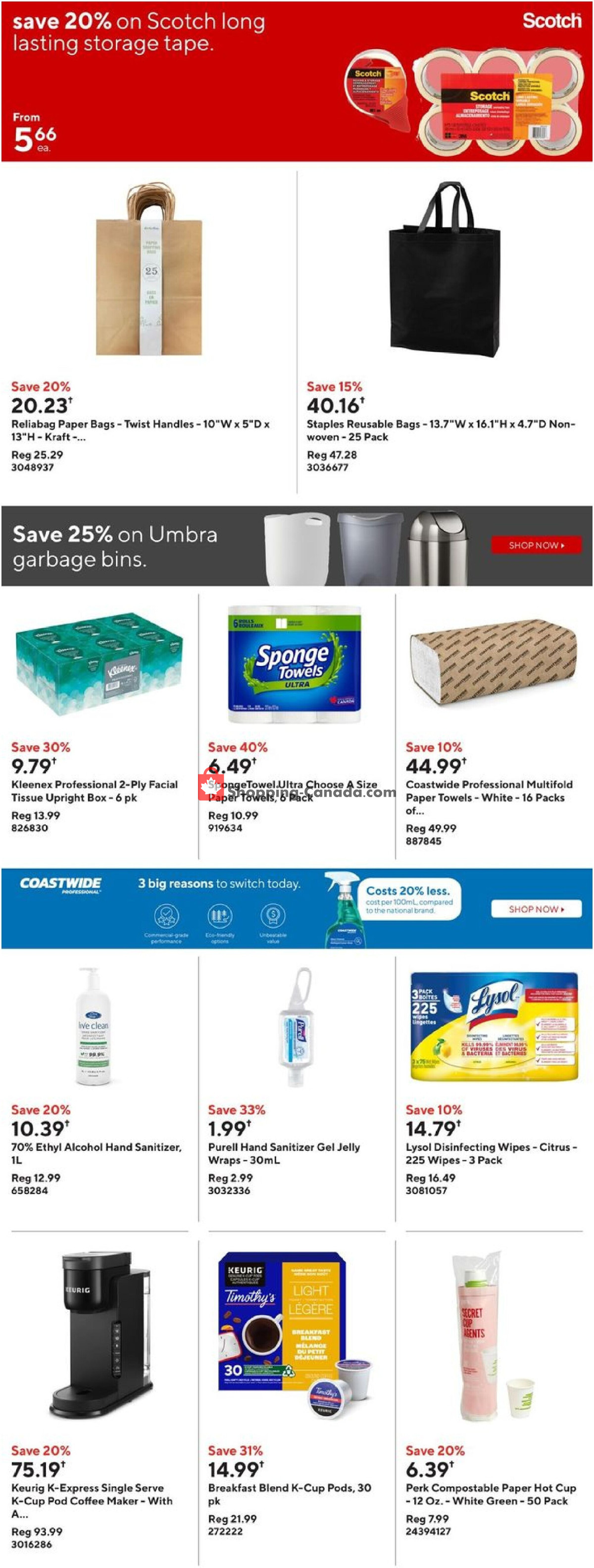 Staples flyer from Wednesday March 27, 2024 to Tuesday April 2, 2024 - page 22