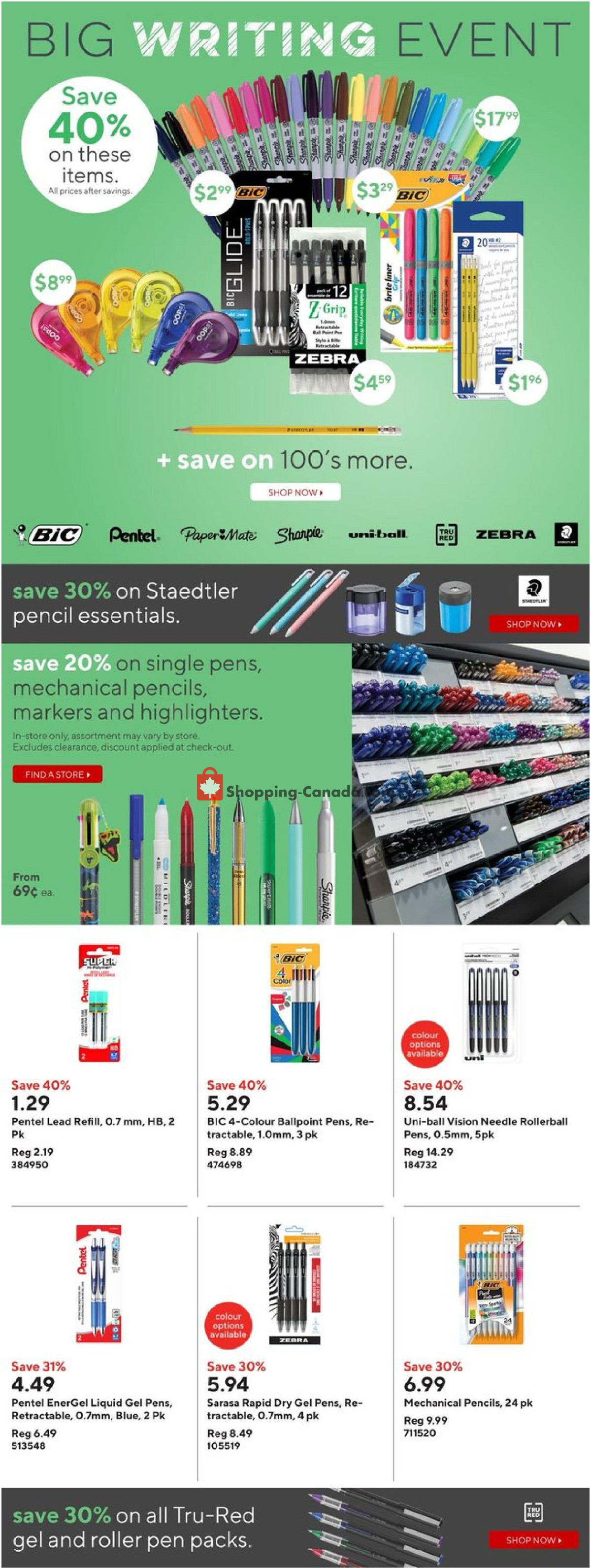 Staples flyer from Wednesday March 27, 2024 to Tuesday April 2, 2024 - page 4