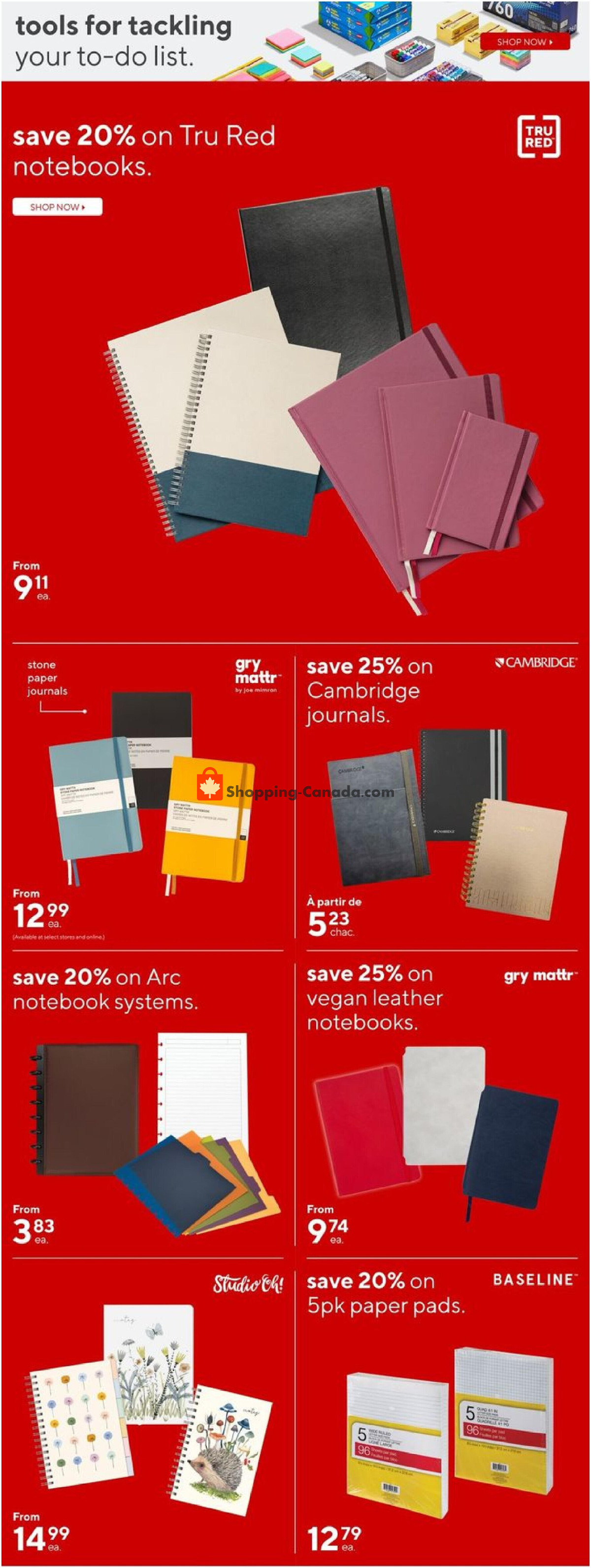 Staples flyer from Wednesday March 27, 2024 to Tuesday April 2, 2024 - page 5