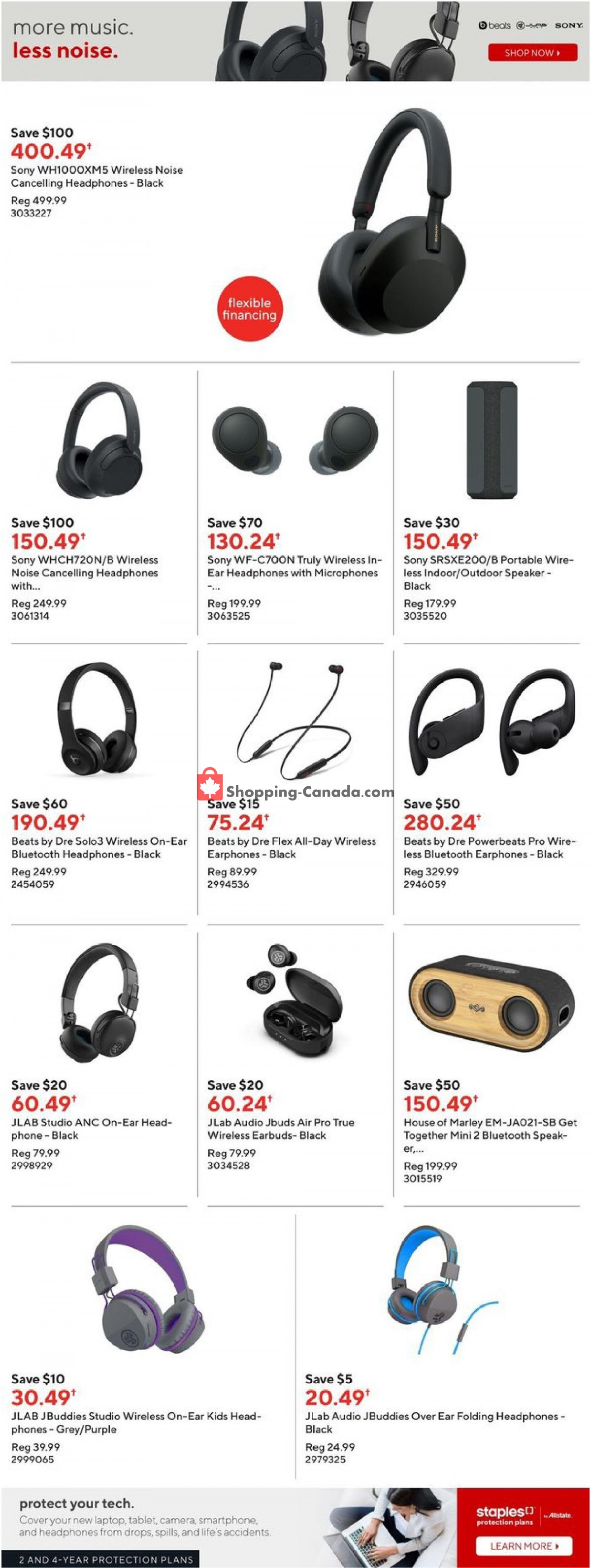 Staples Canada, flyer Special Offer Let's Celebrate Small