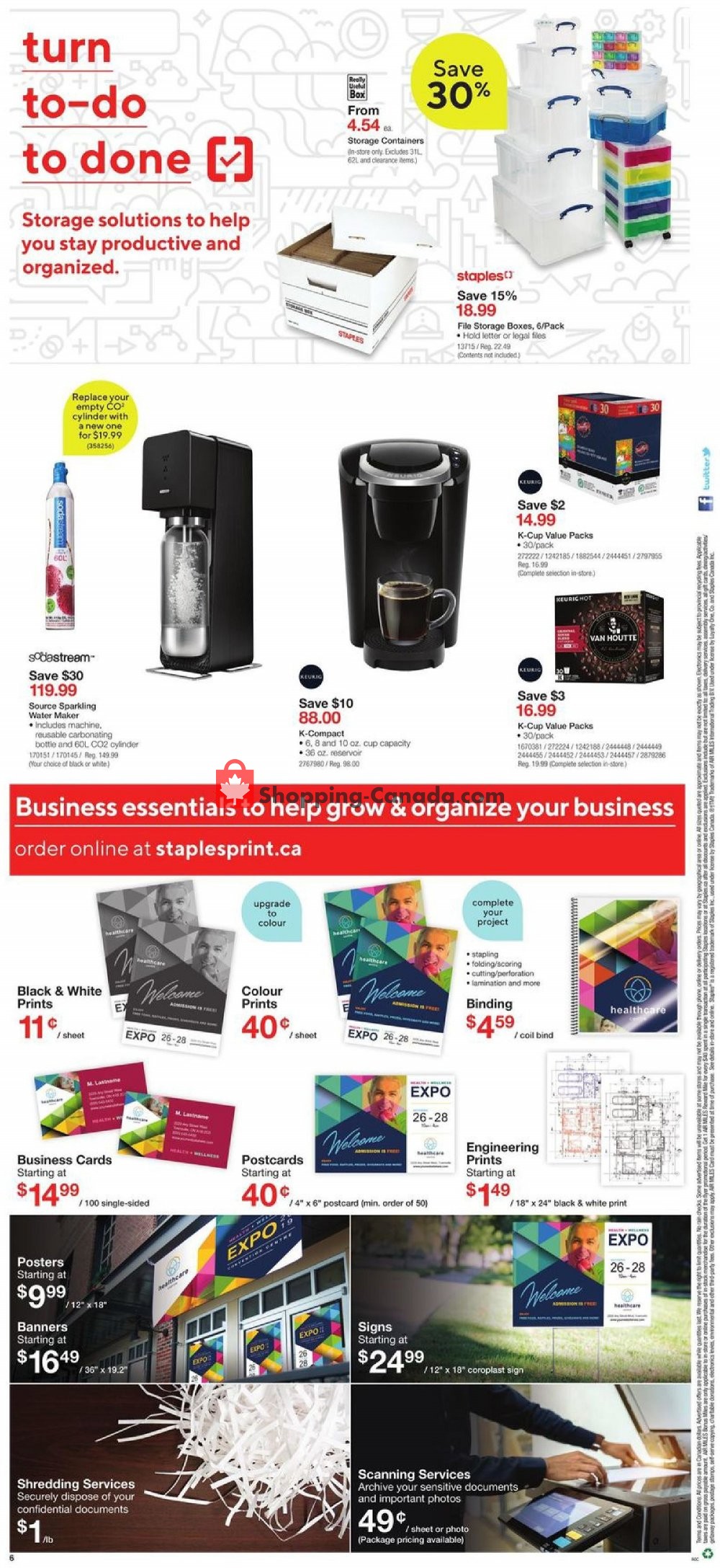 Staples flyer from Wednesday April 24, 2019 to Tuesday May 7, 2019 - page 6
