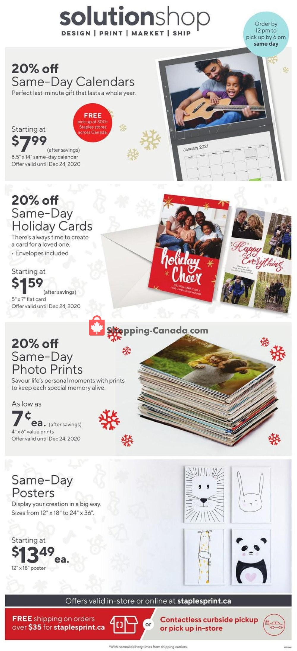 Staples flyer from Wednesday December 16, 2020 to Thursday December 24, 2020 - page 12