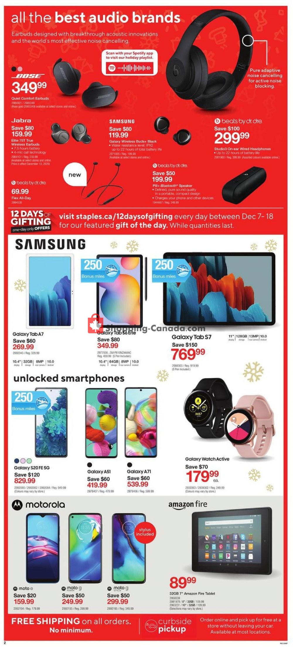 Staples flyer from Wednesday December 16, 2020 to Thursday December 24, 2020 - page 2
