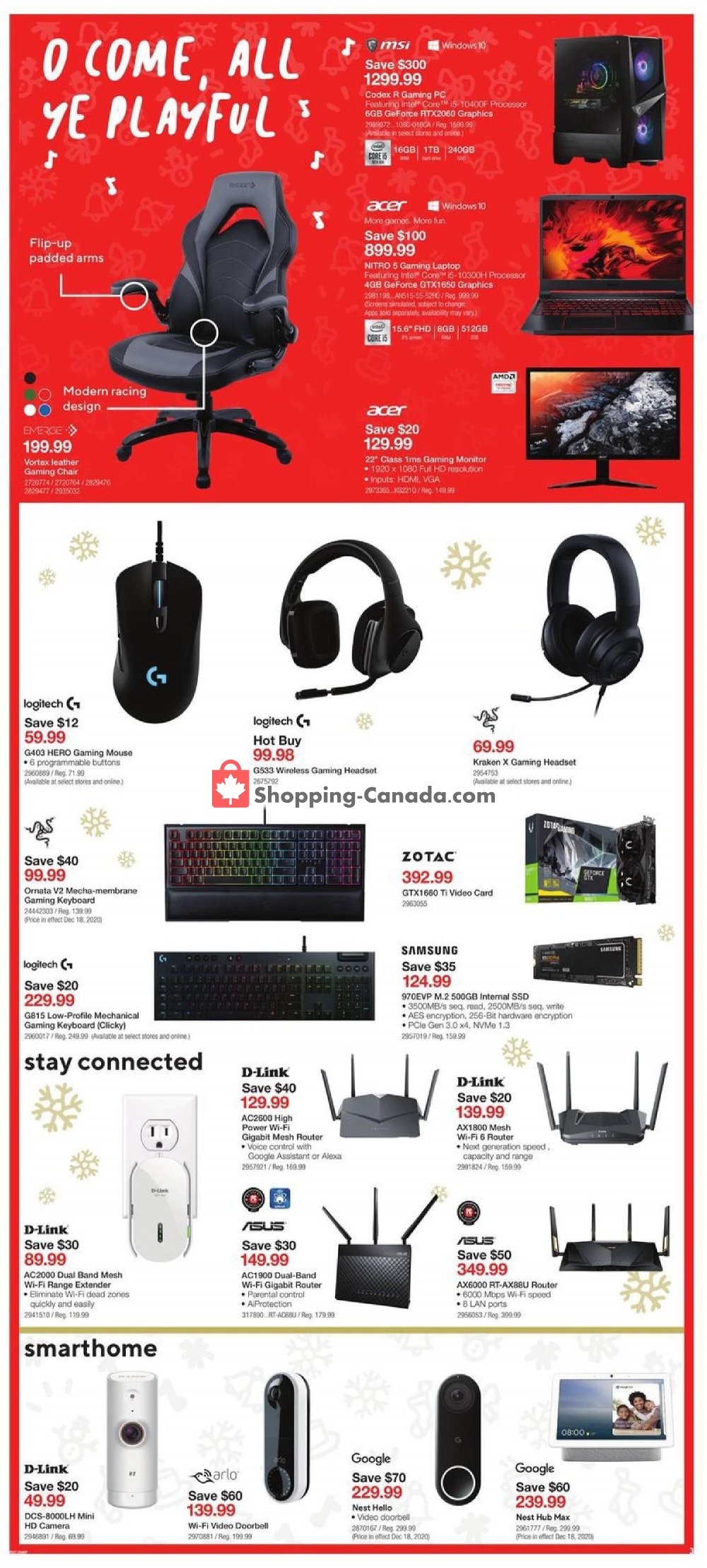 Staples flyer from Wednesday December 16, 2020 to Thursday December 24, 2020 - page 3