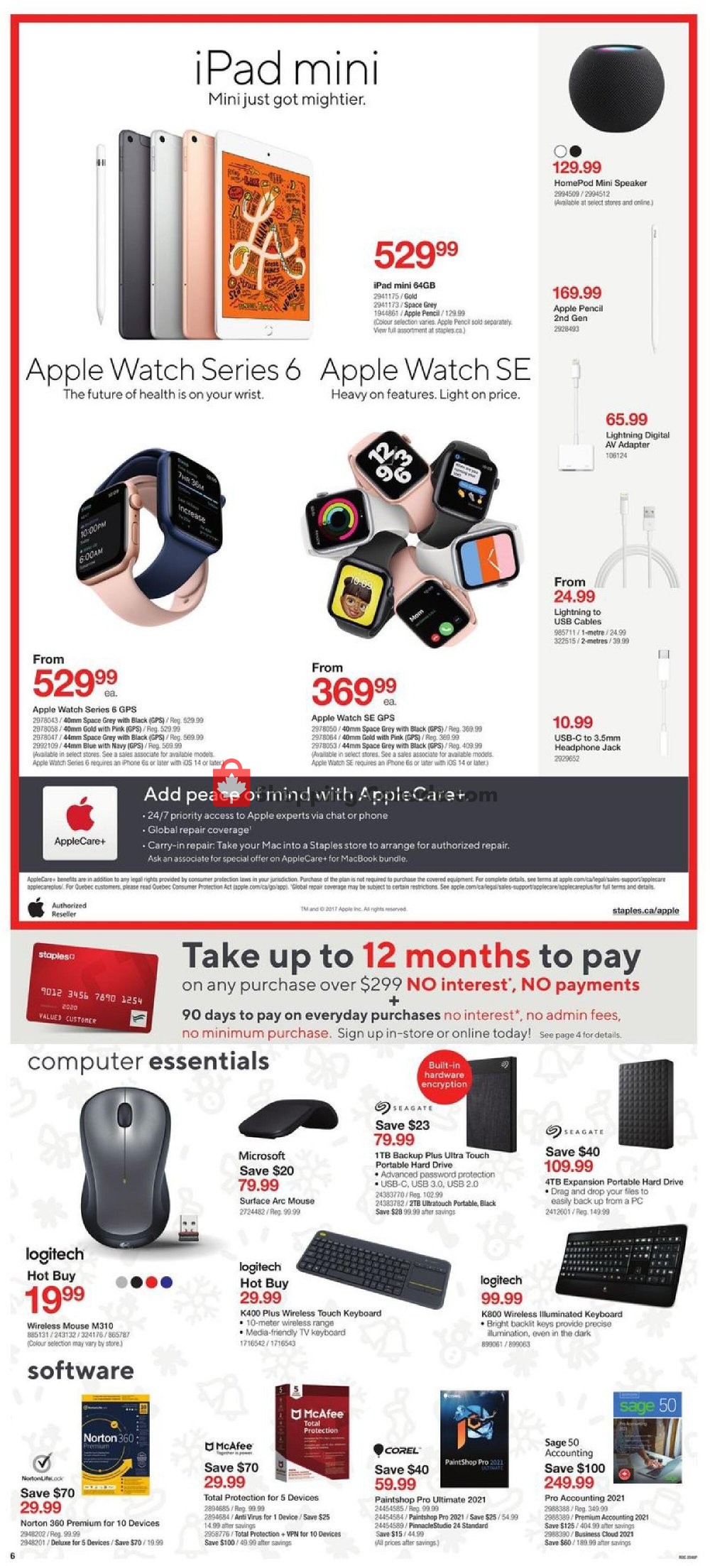 Staples flyer from Wednesday December 16, 2020 to Thursday December 24, 2020 - page 6