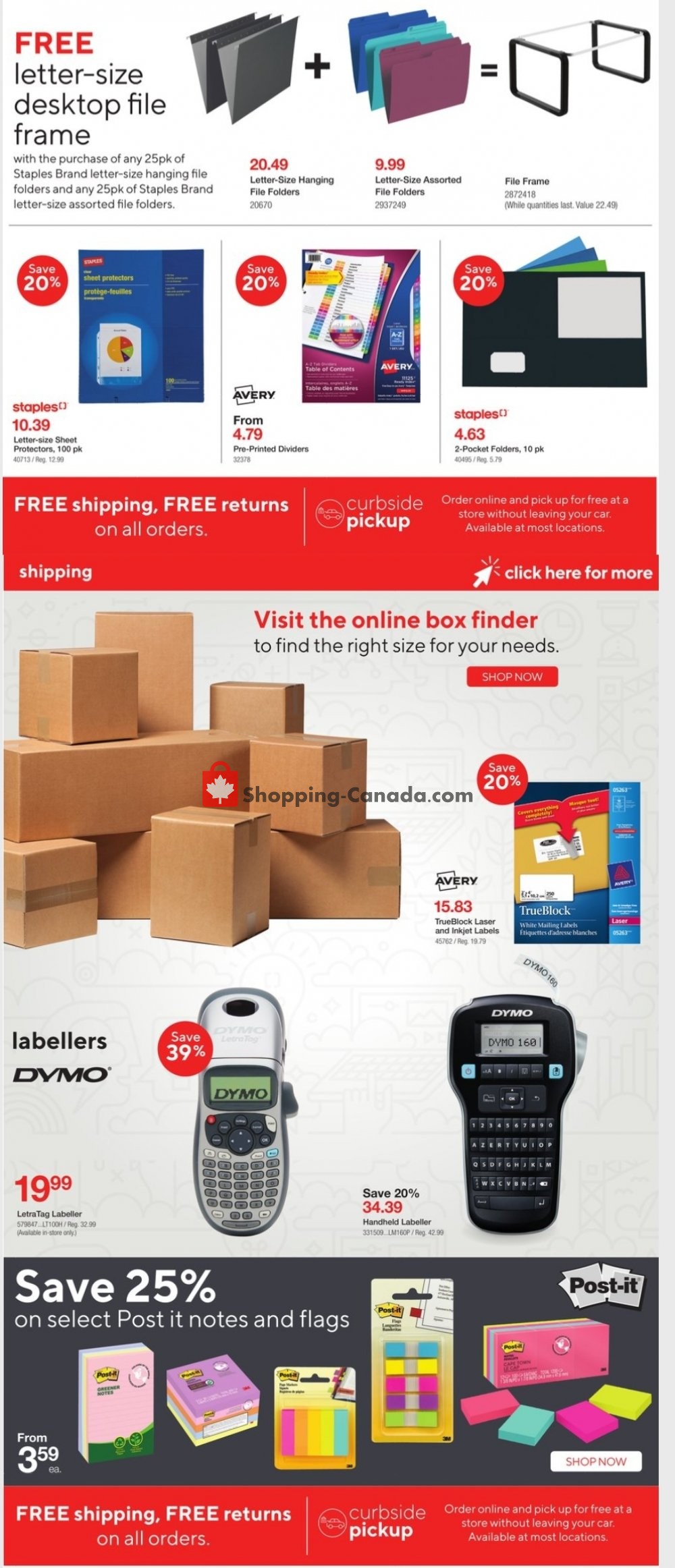 Staples flyer from Wednesday January 13, 2021 to Tuesday January 19, 2021 - page 12