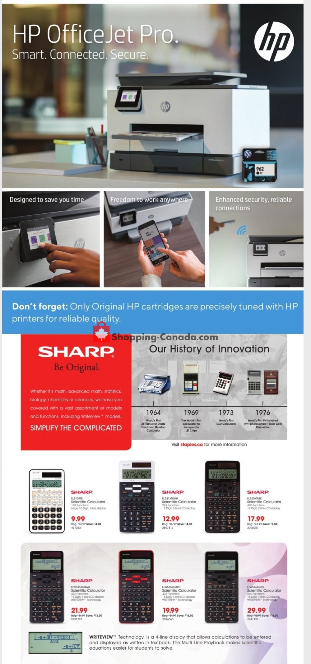 Staples flyer from Wednesday January 13, 2021 to Tuesday January 19, 2021 - page 16