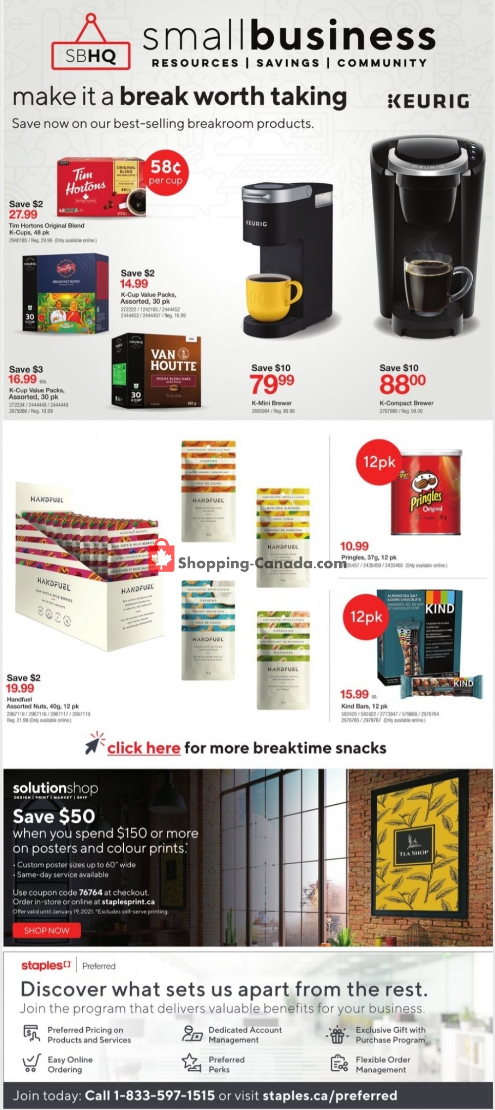 Staples flyer from Wednesday January 13, 2021 to Tuesday January 19, 2021 - page 2