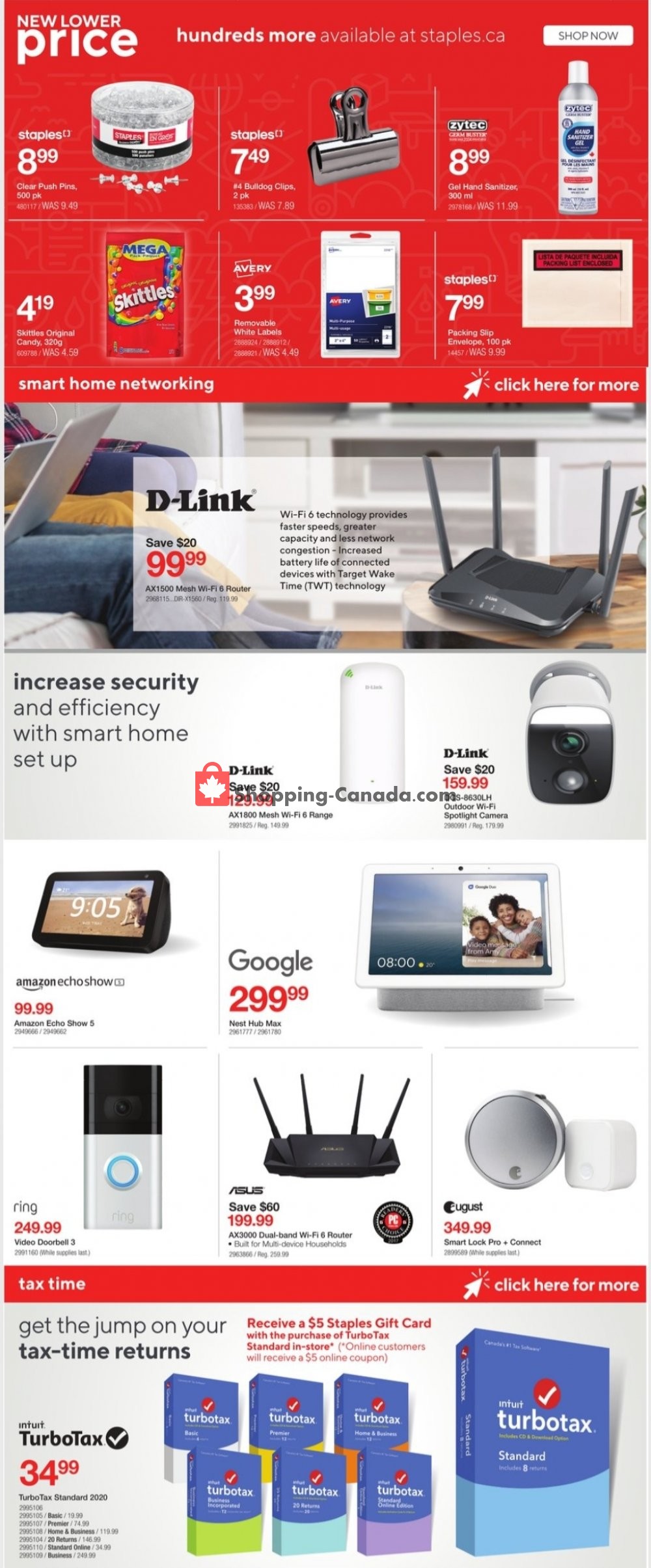 Staples flyer from Wednesday January 13, 2021 to Tuesday January 19, 2021 - page 3