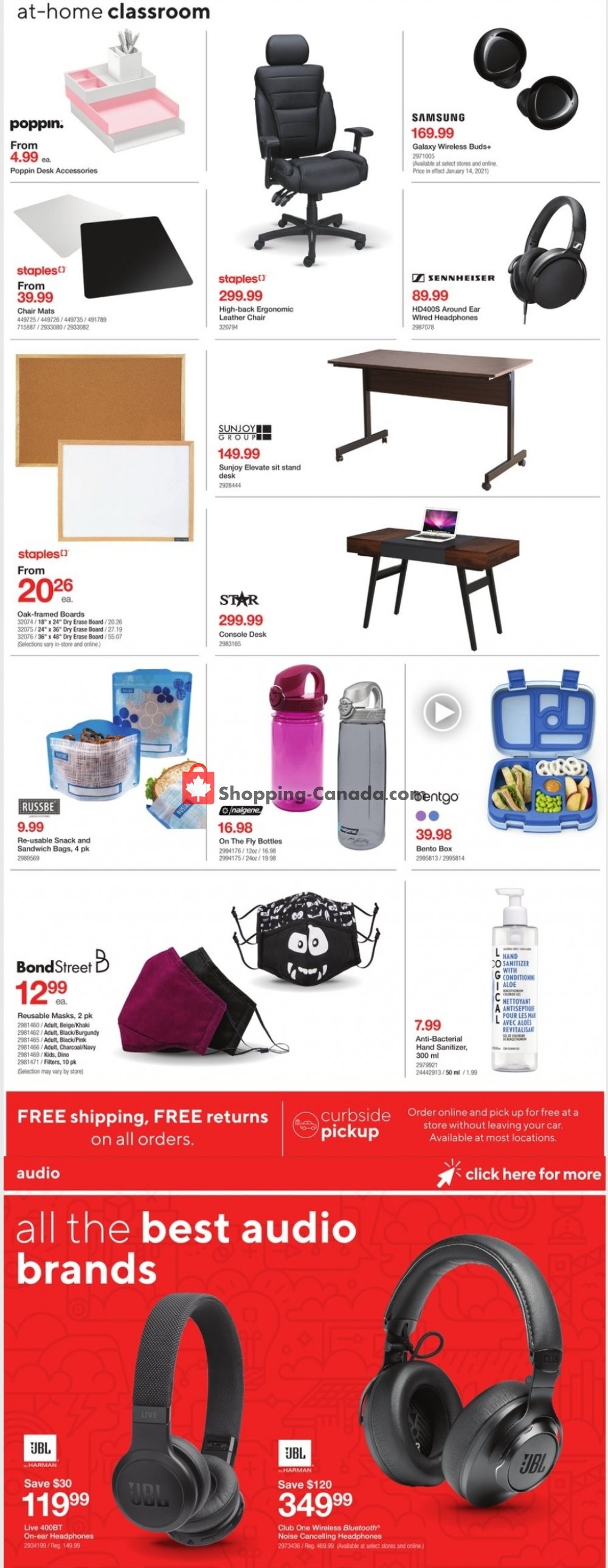 Staples flyer from Wednesday January 13, 2021 to Tuesday January 19, 2021 - page 6