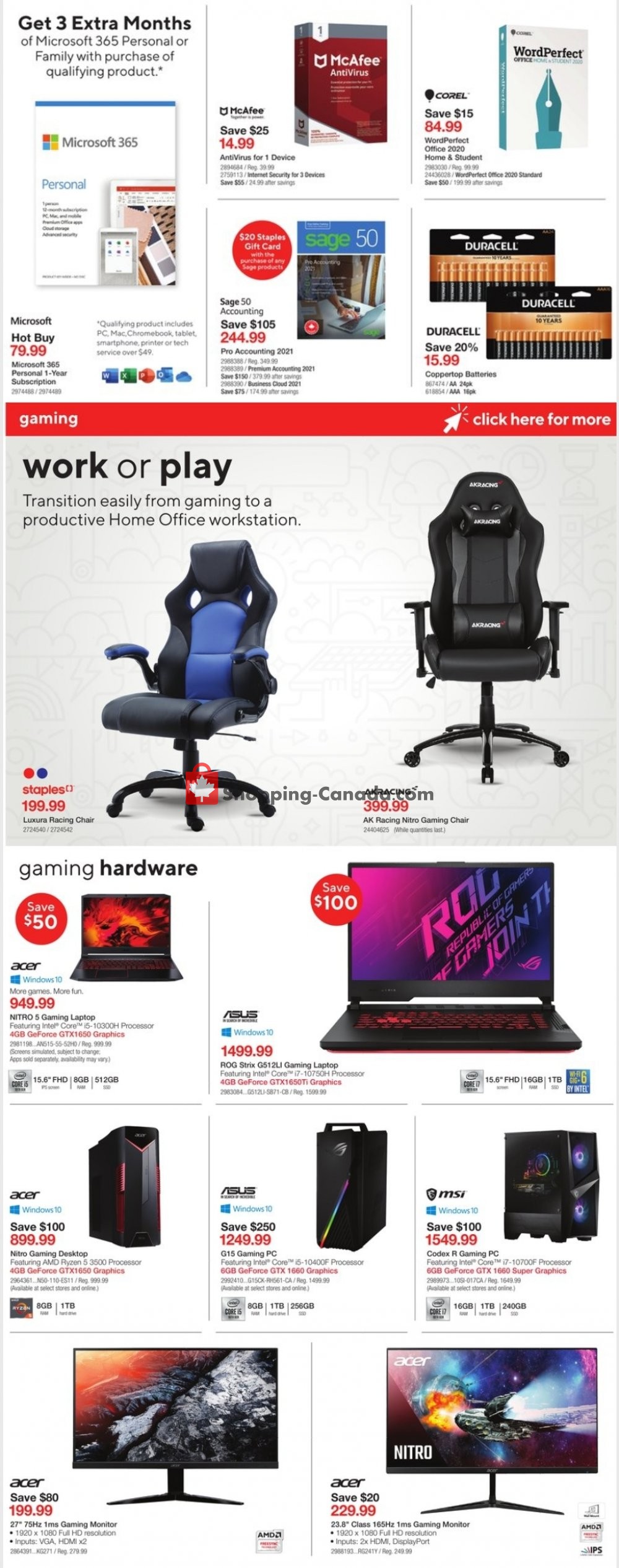 Staples flyer from Wednesday January 13, 2021 to Tuesday January 19, 2021 - page 9
