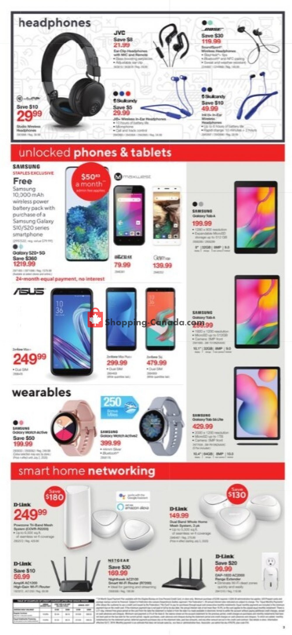 Staples flyer from Wednesday July 1, 2020 to Tuesday July 7, 2020 - page 3